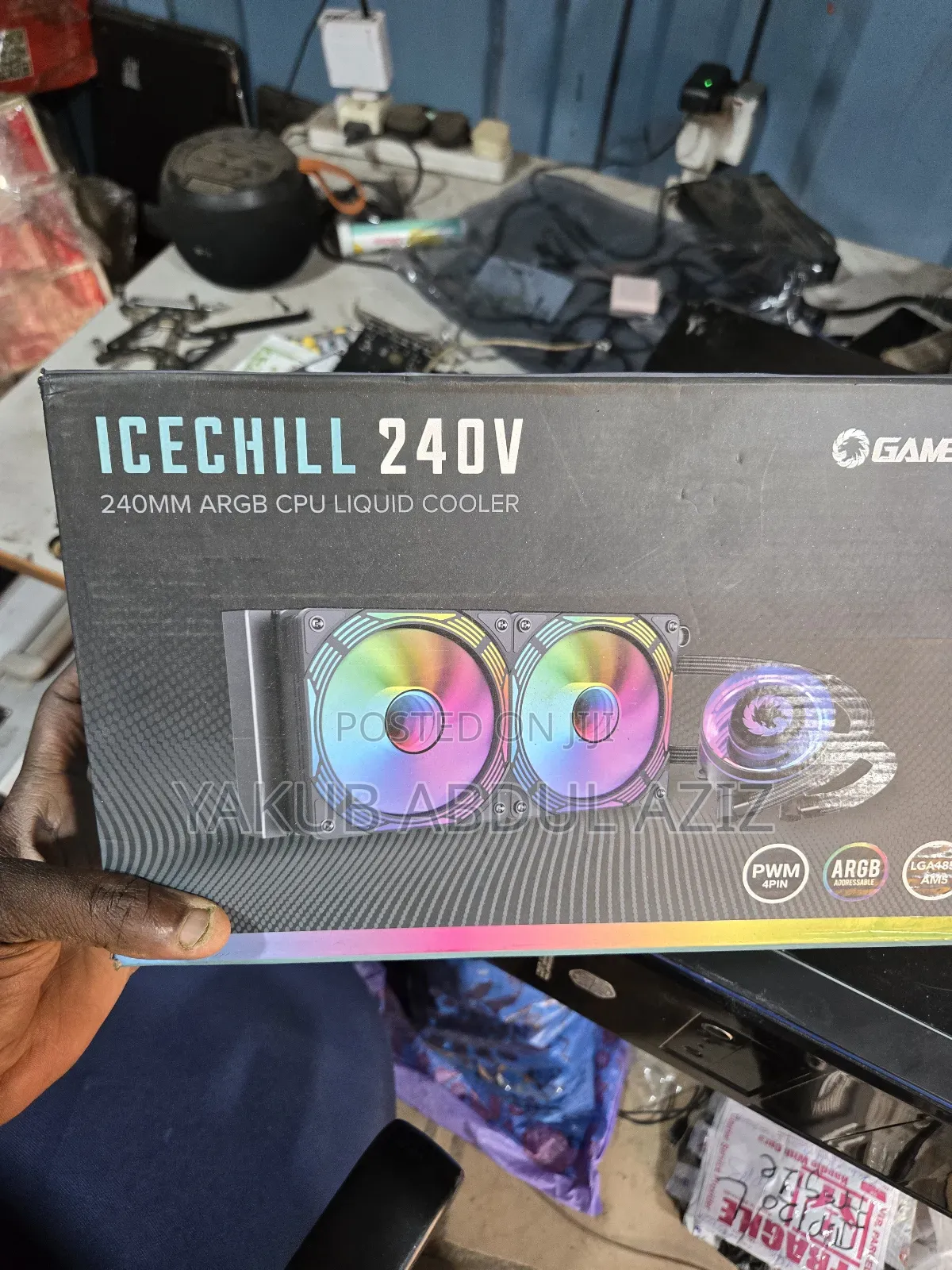 Intel and Amd Cpu Liquid Cooler RGB Double Fan Support Up to 14th Gen