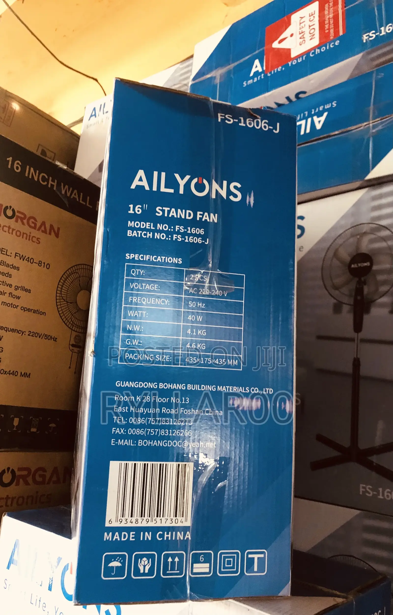 16 Inches Standing Fan