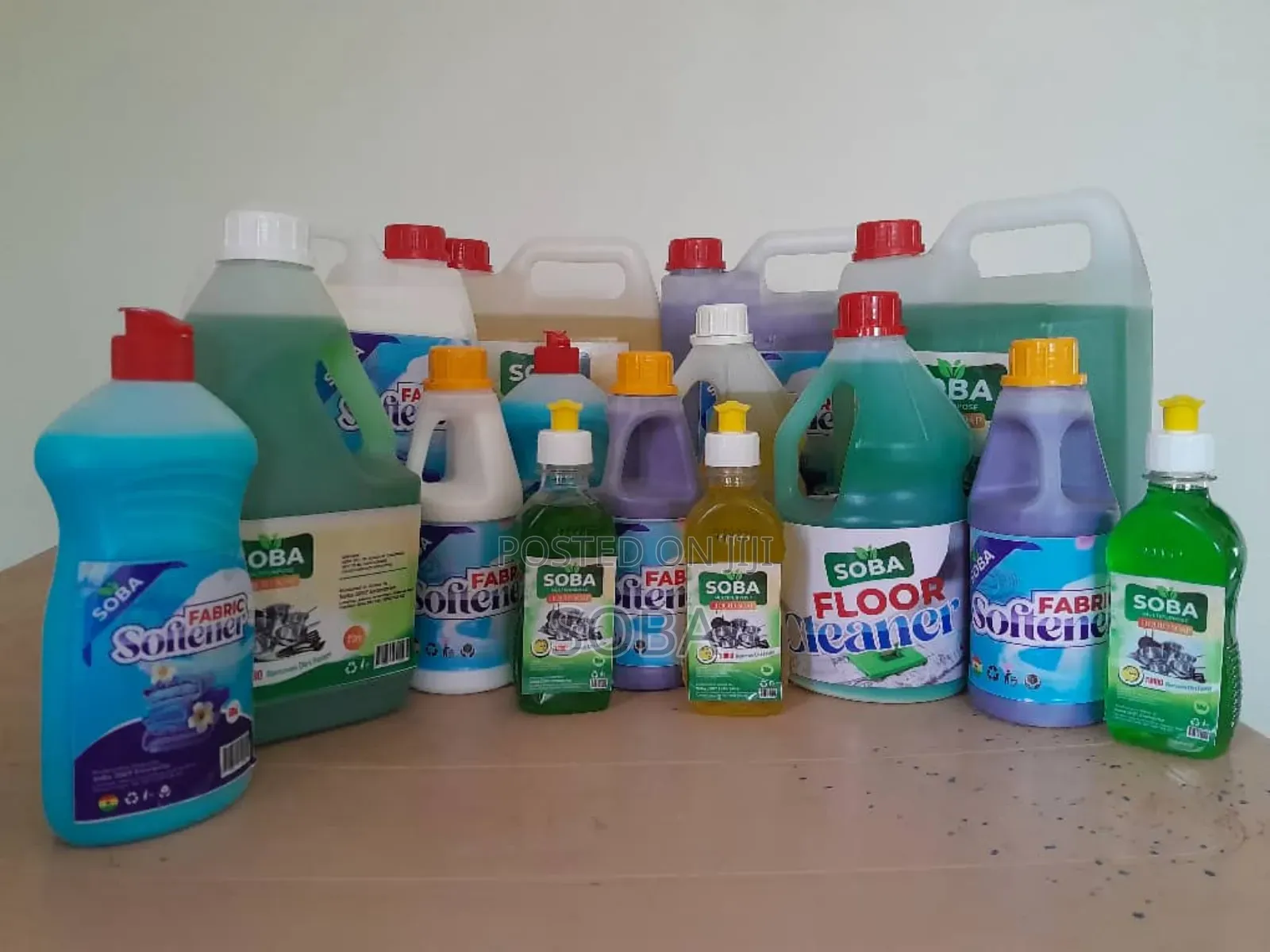 Soba Floor Cleaner , Fabric Softener, Multi Purpose Liquid Soap