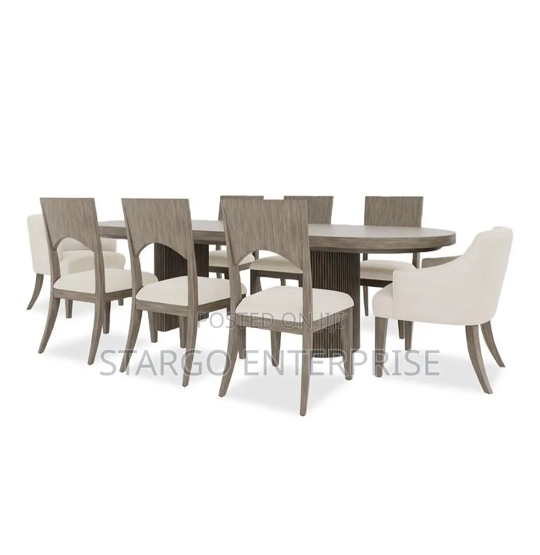 Frandlyn 9pc Dining Set (Table + 8 Side Chairs)