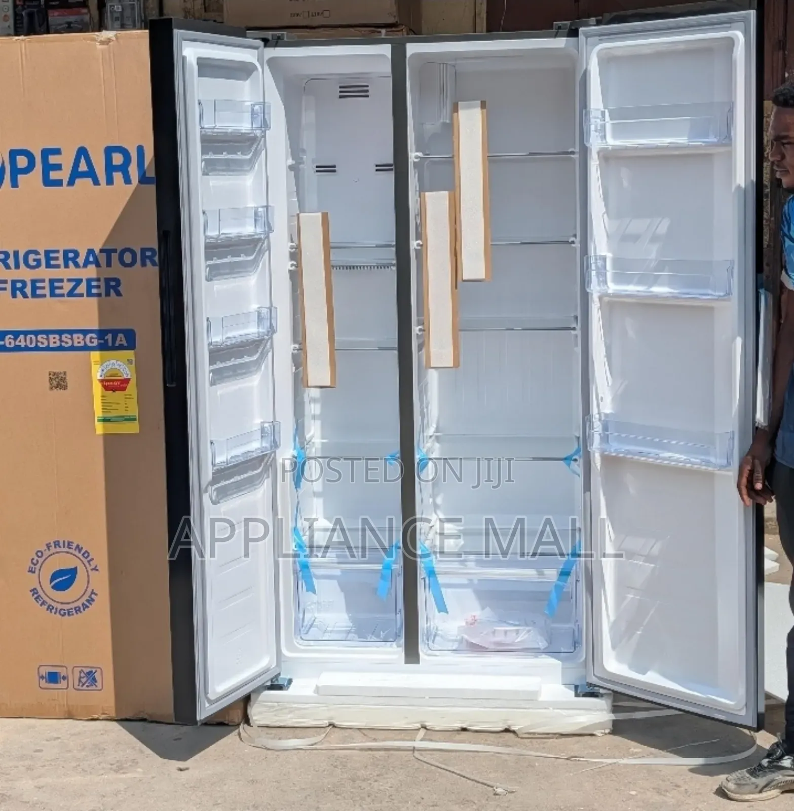 Pearl Fridge Side by Side Pf640sb