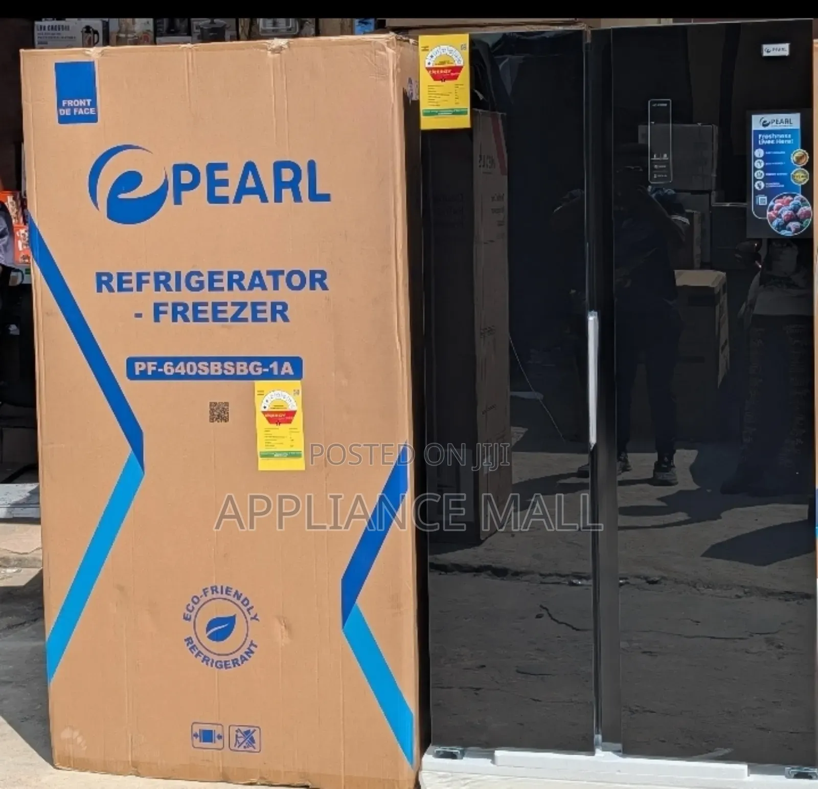 Pearl Fridge Side by Side Pf640sb