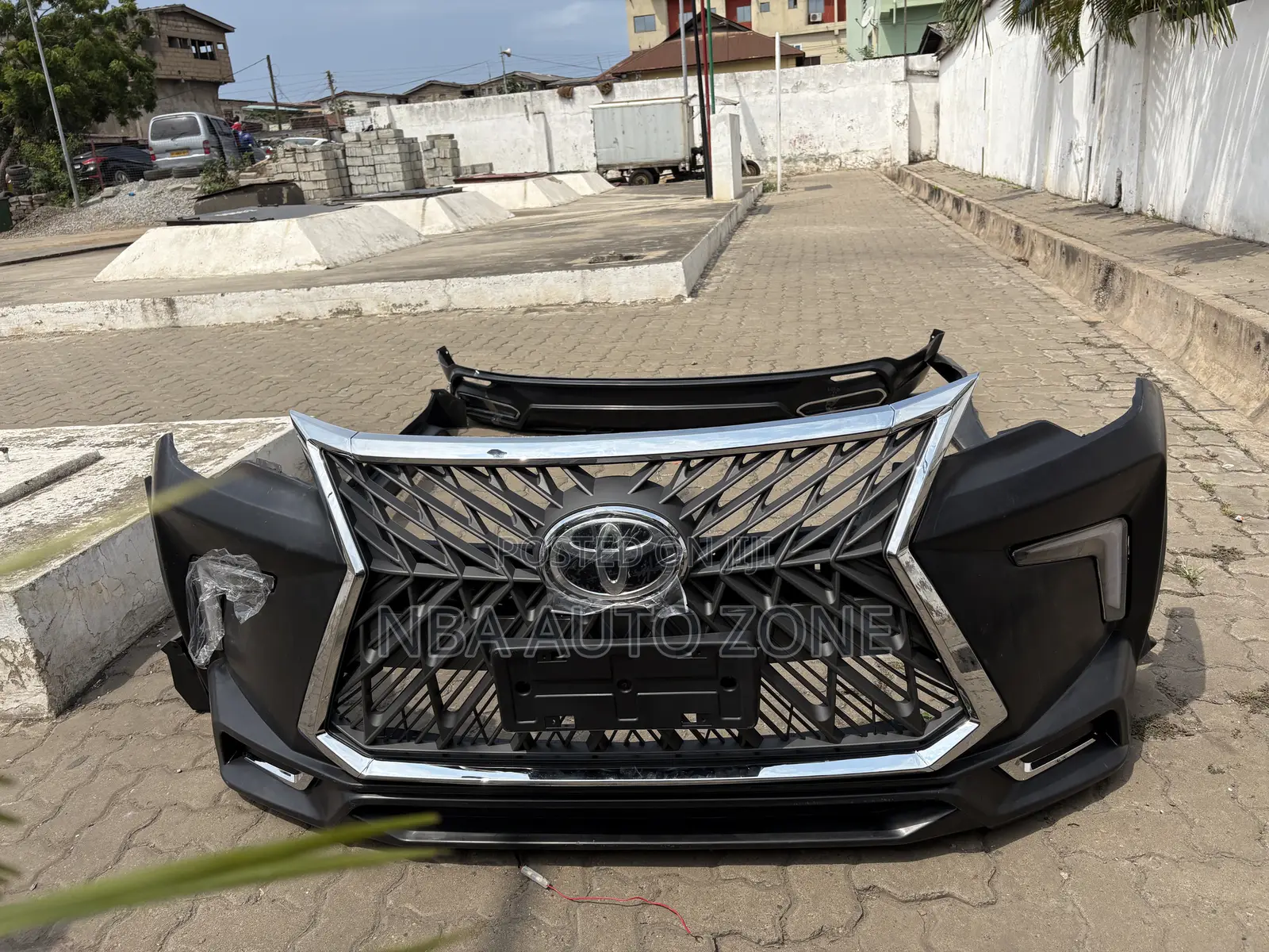 Toyota Fortuner 2017-19 Complete Bumper Front and Back Bumper Side Kit