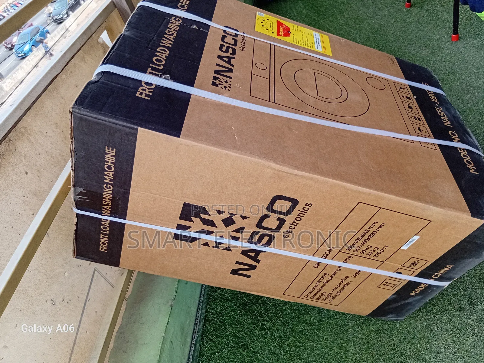 Nasco 6kg Automatic Front Load Washer – Sleek Silent