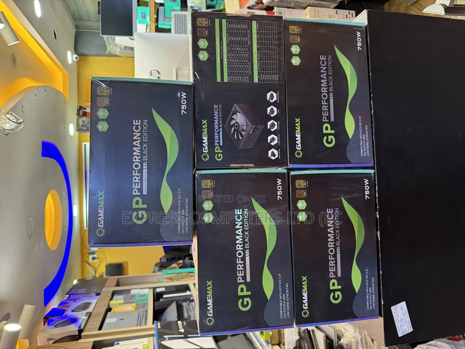 Gamemax 750w Gaming Power Supply 80plus Gold Certified Gp Performance