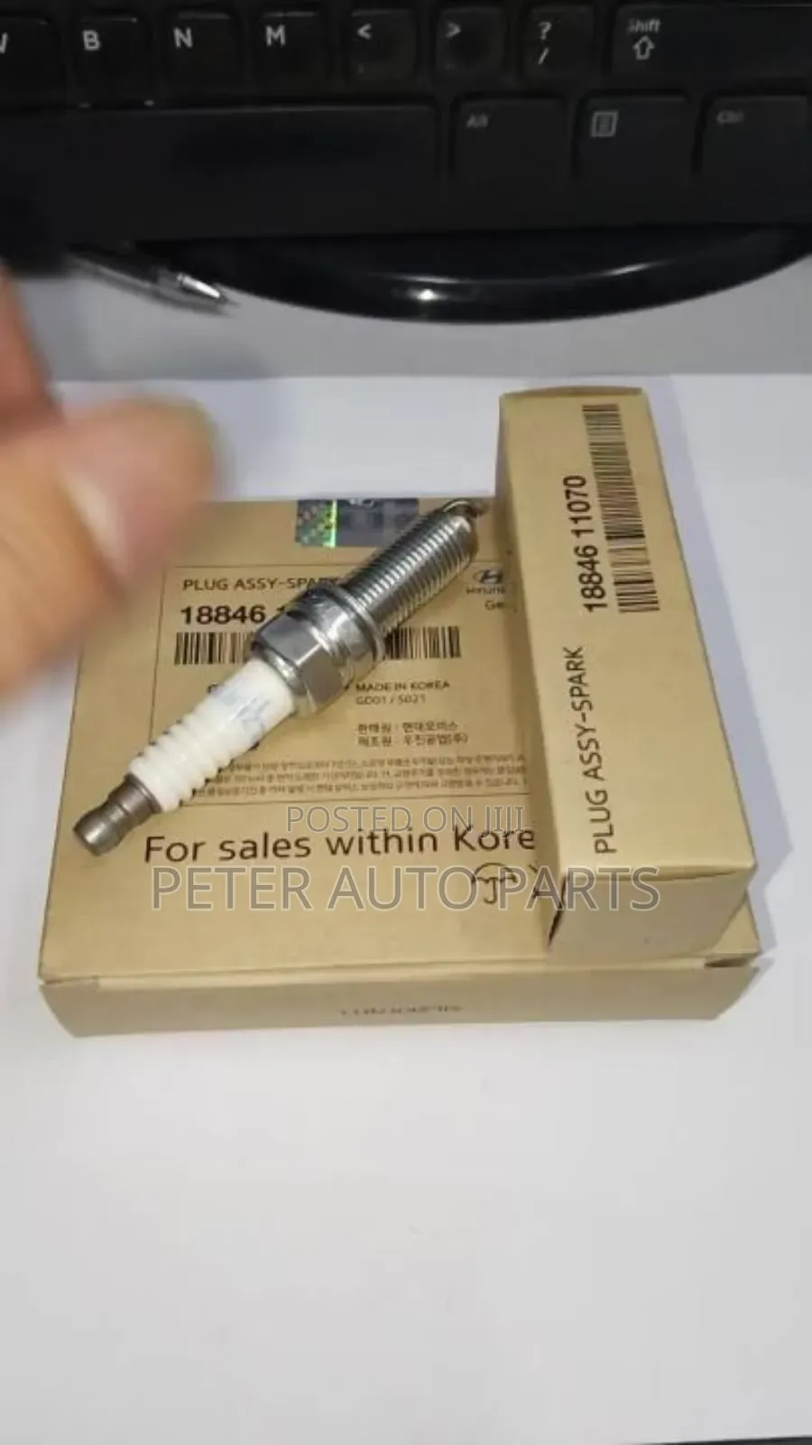 Hyundai Elantra 2017-20 Spark Plugs. Original.