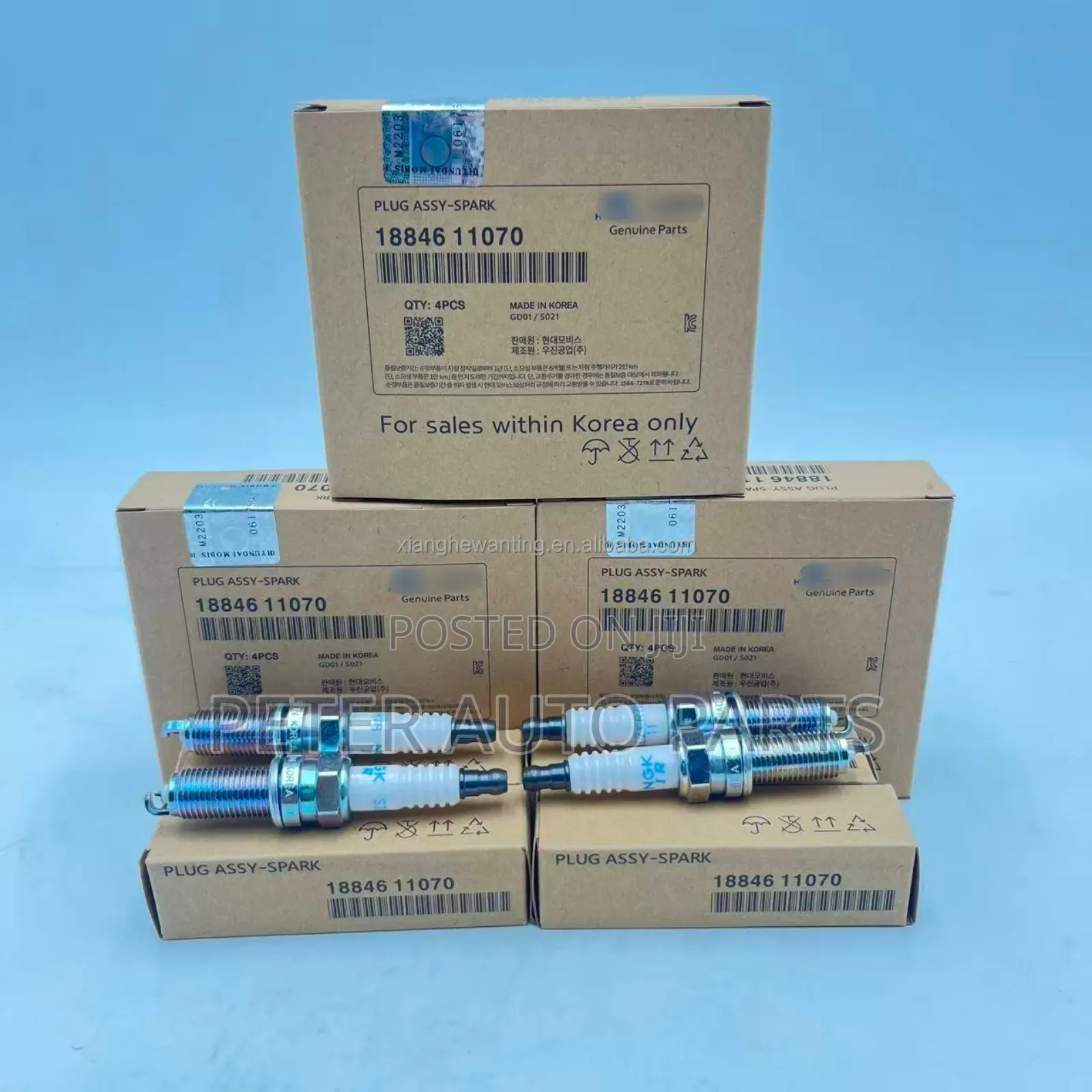 Hyundai Tucson 2016-20 Spark Plugs. Original.