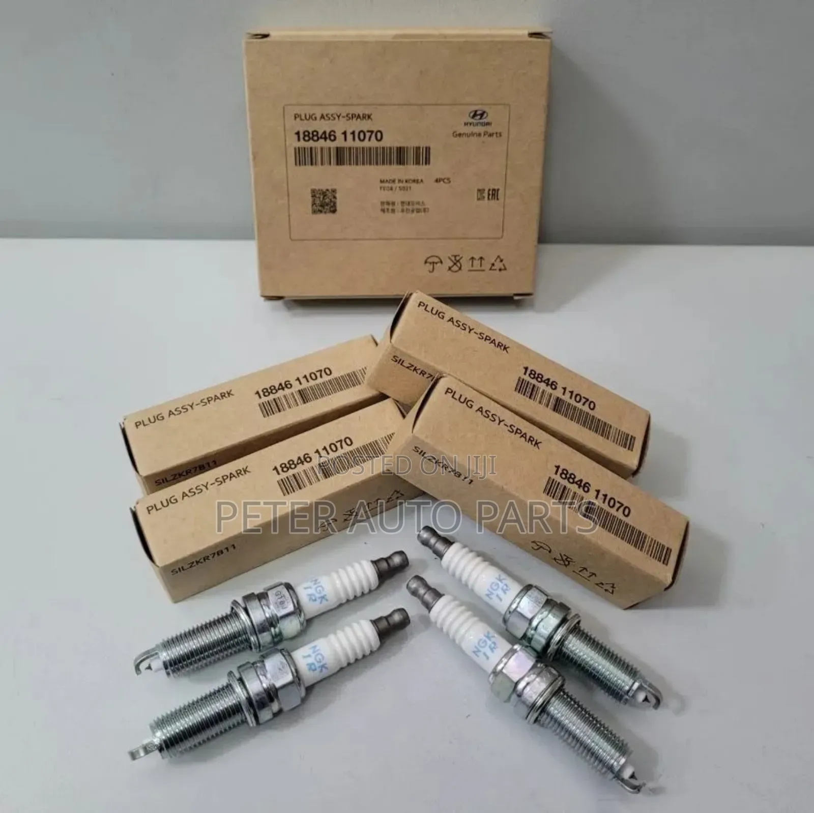 Hyundai Santa Fe 2012-15 Spark Plugs. Original.
