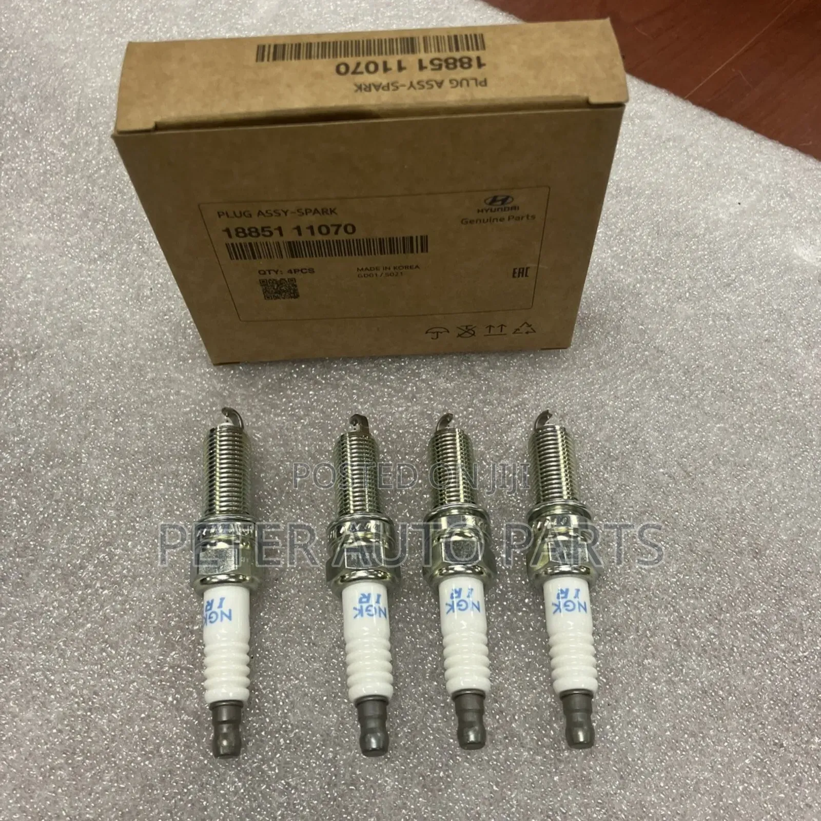 Hyundai Accent 2012-15 Spark Plugs. Original.