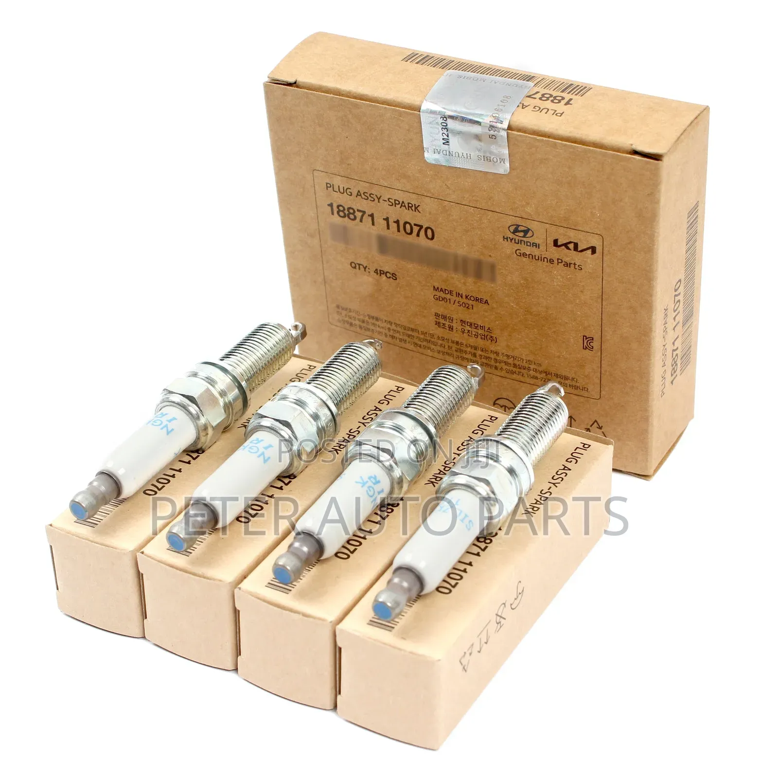 Hyundai Accent 2013-16 Spark Plugs. Original.