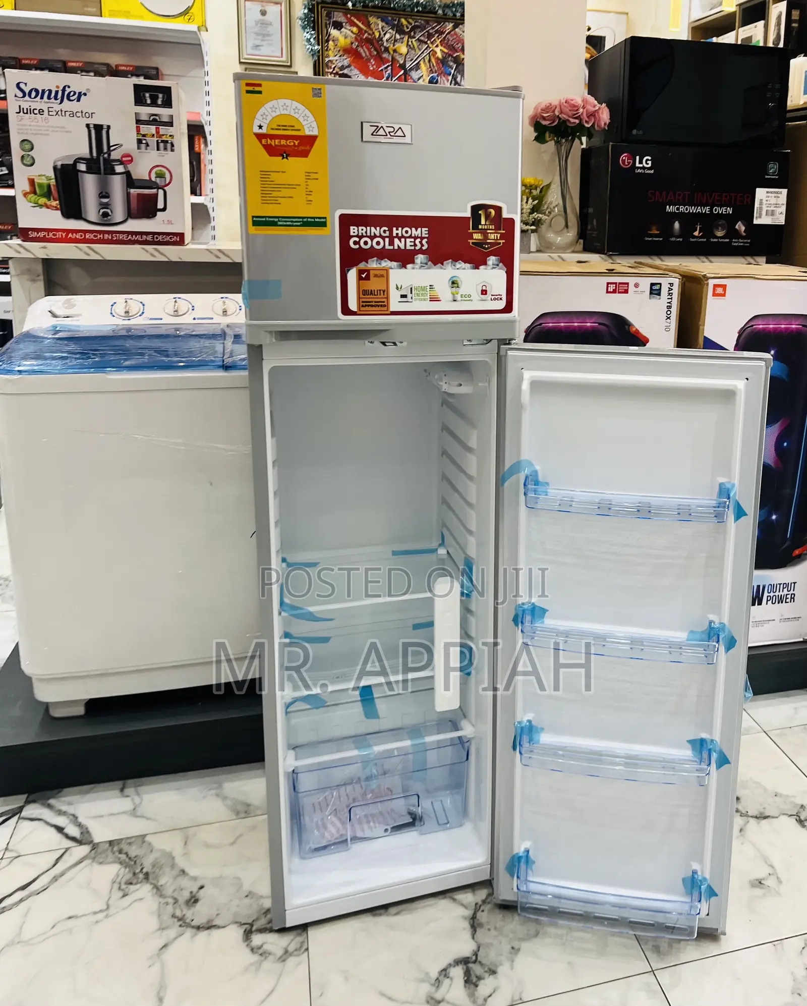 Purchase Original Zara 166liters Double Door Fridge(24tmf)Silver