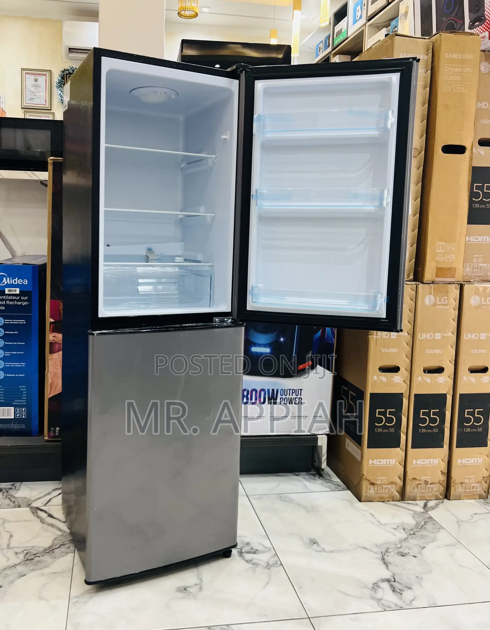 Get Durable Nasco-D2-20fl 158liters Bottom Mount Freezer Fridge(Gray)