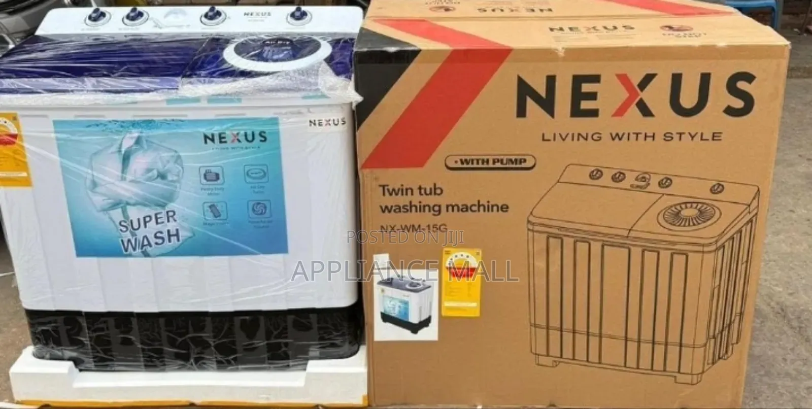 Nexus Washing Machine 15kg