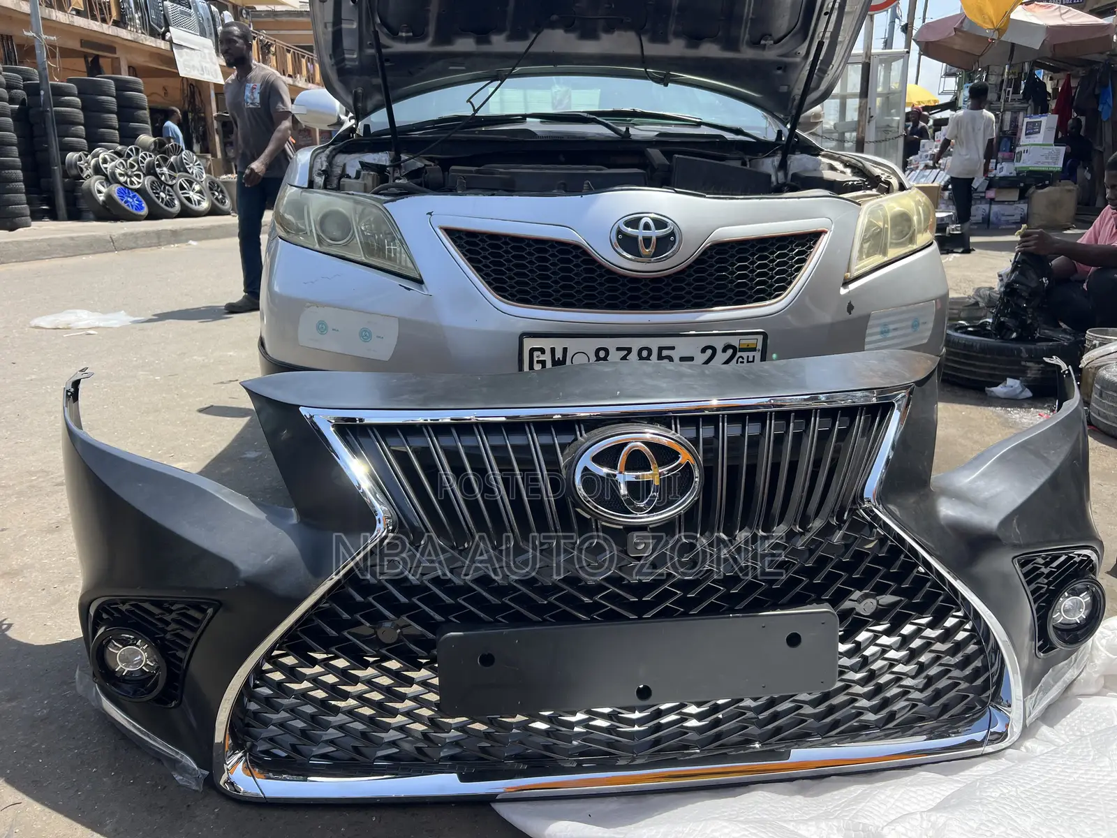 Toyota Camry 2008-10 Lexus Spec Bumper Complete