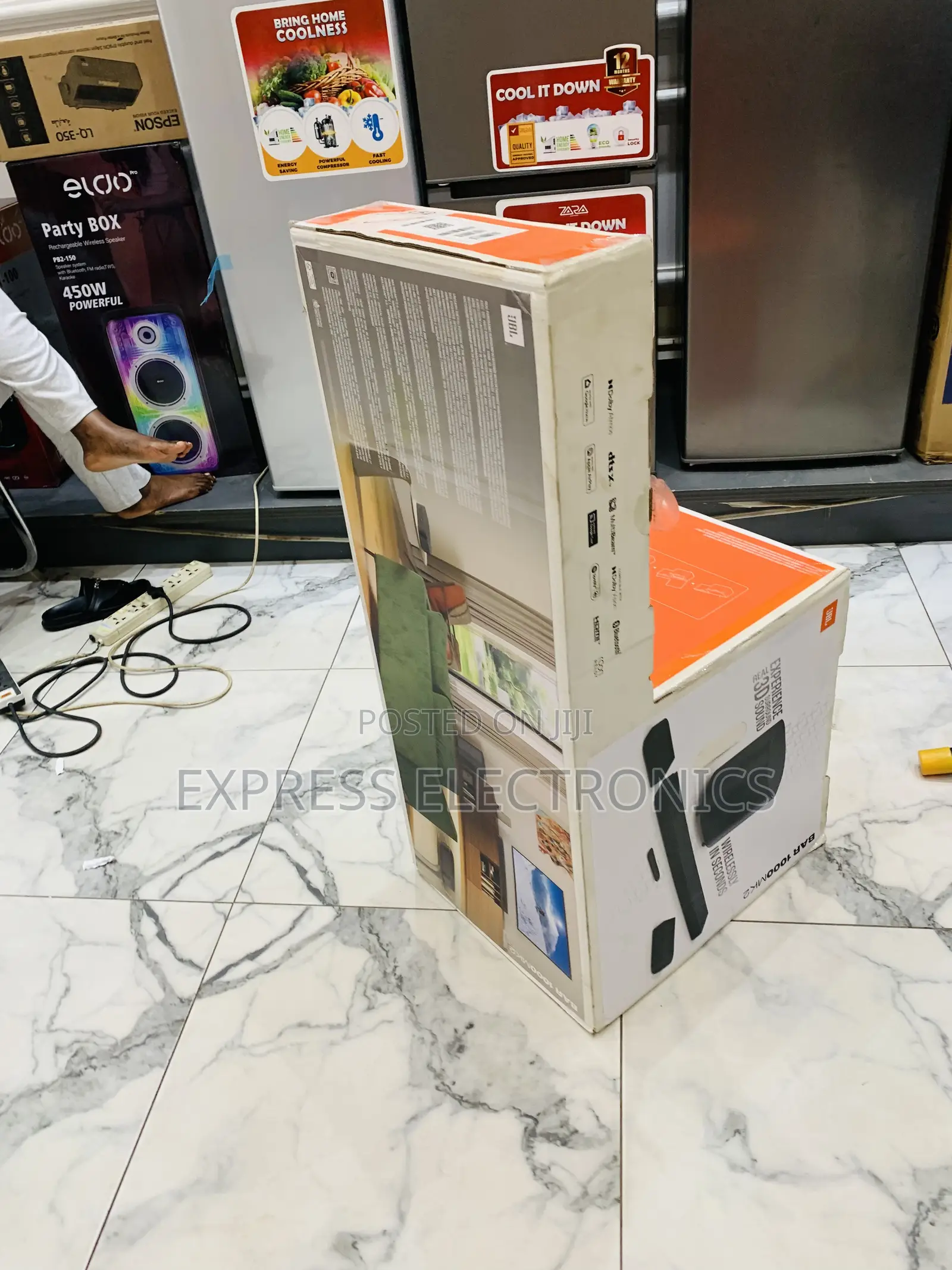 Long Lasting Effects JBL Bar 1000 Mk2 Sound Bar With Rear Woofers