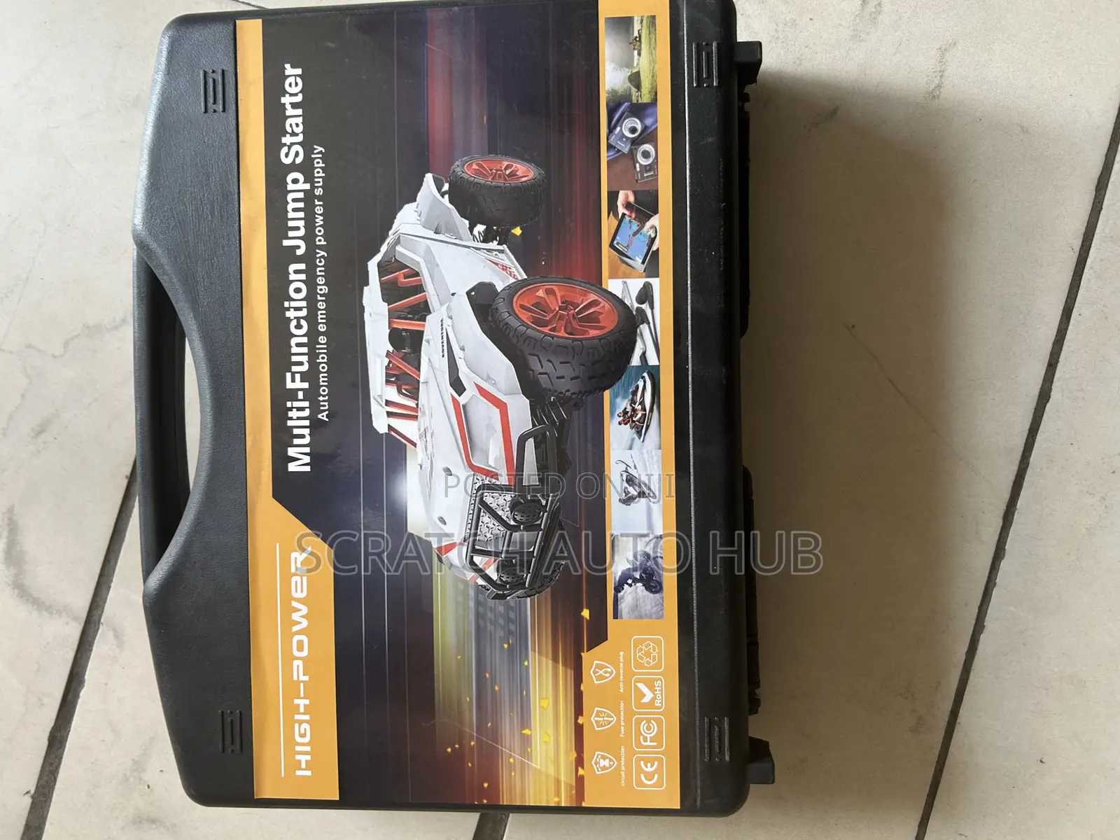 Jump Start With Tyre Inflator Complete Set