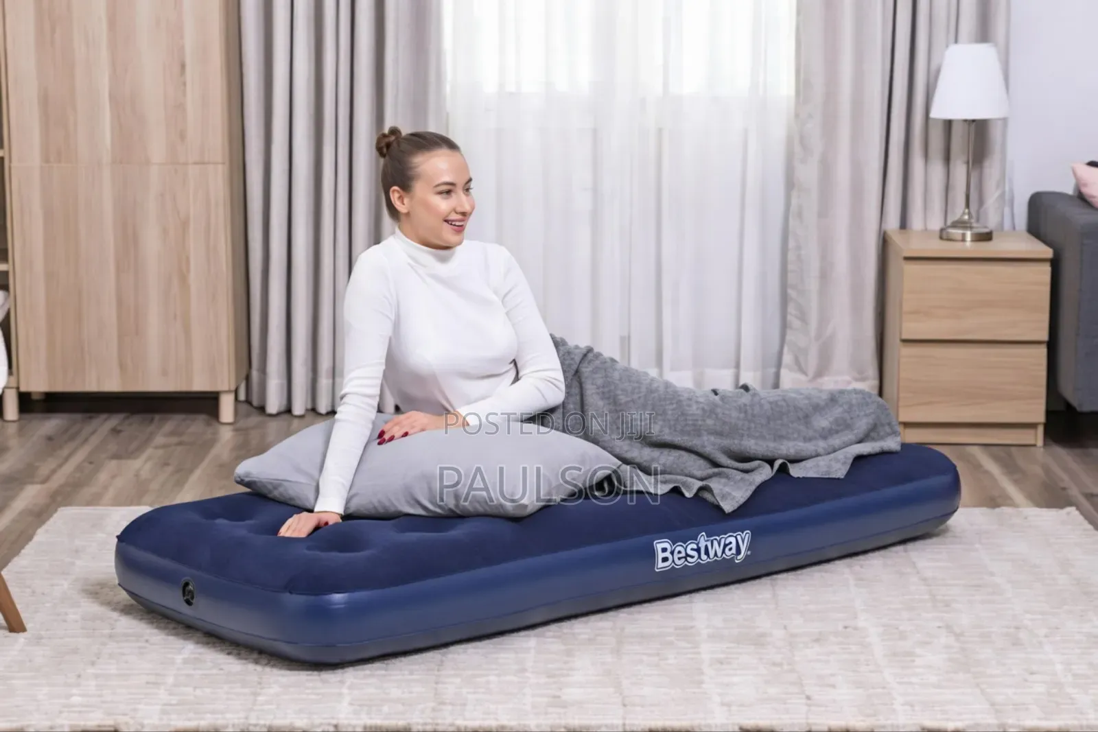 Bestway Inflatable Airbed, Single Size Air Bed |