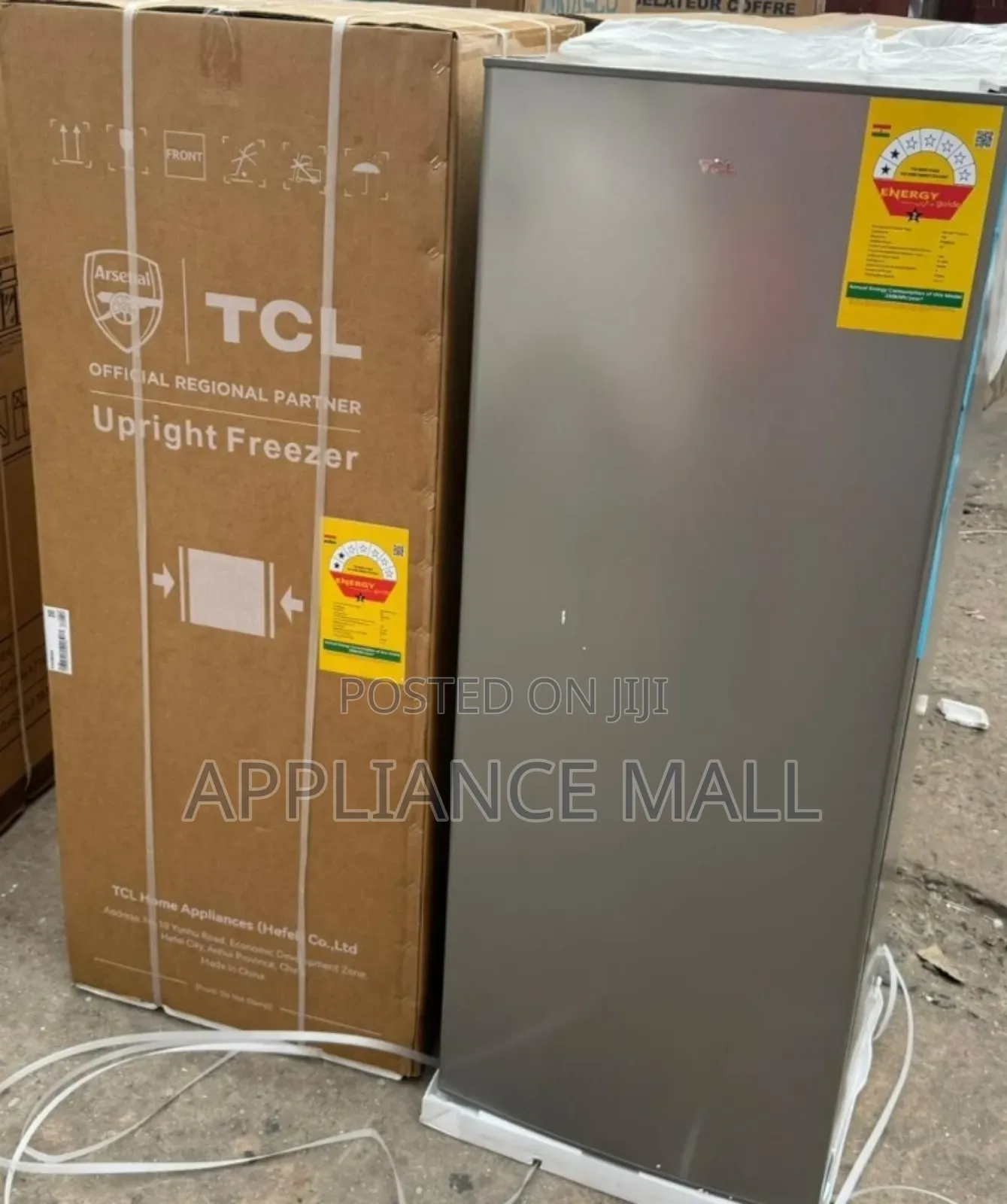 TCL Standing Freezer 168l