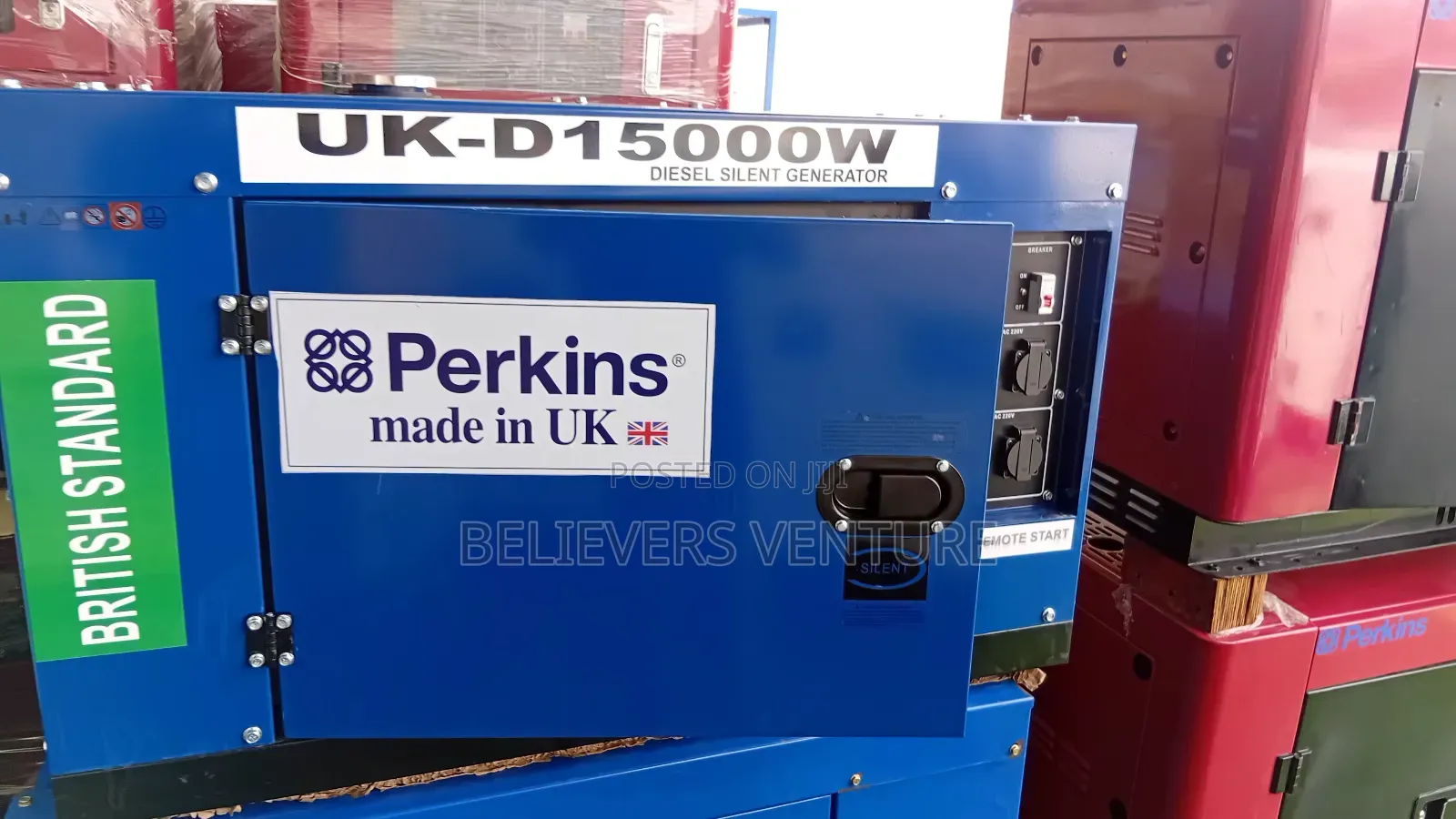 Heavy‐Duty Perkins 15kva Generator – Made in Uk