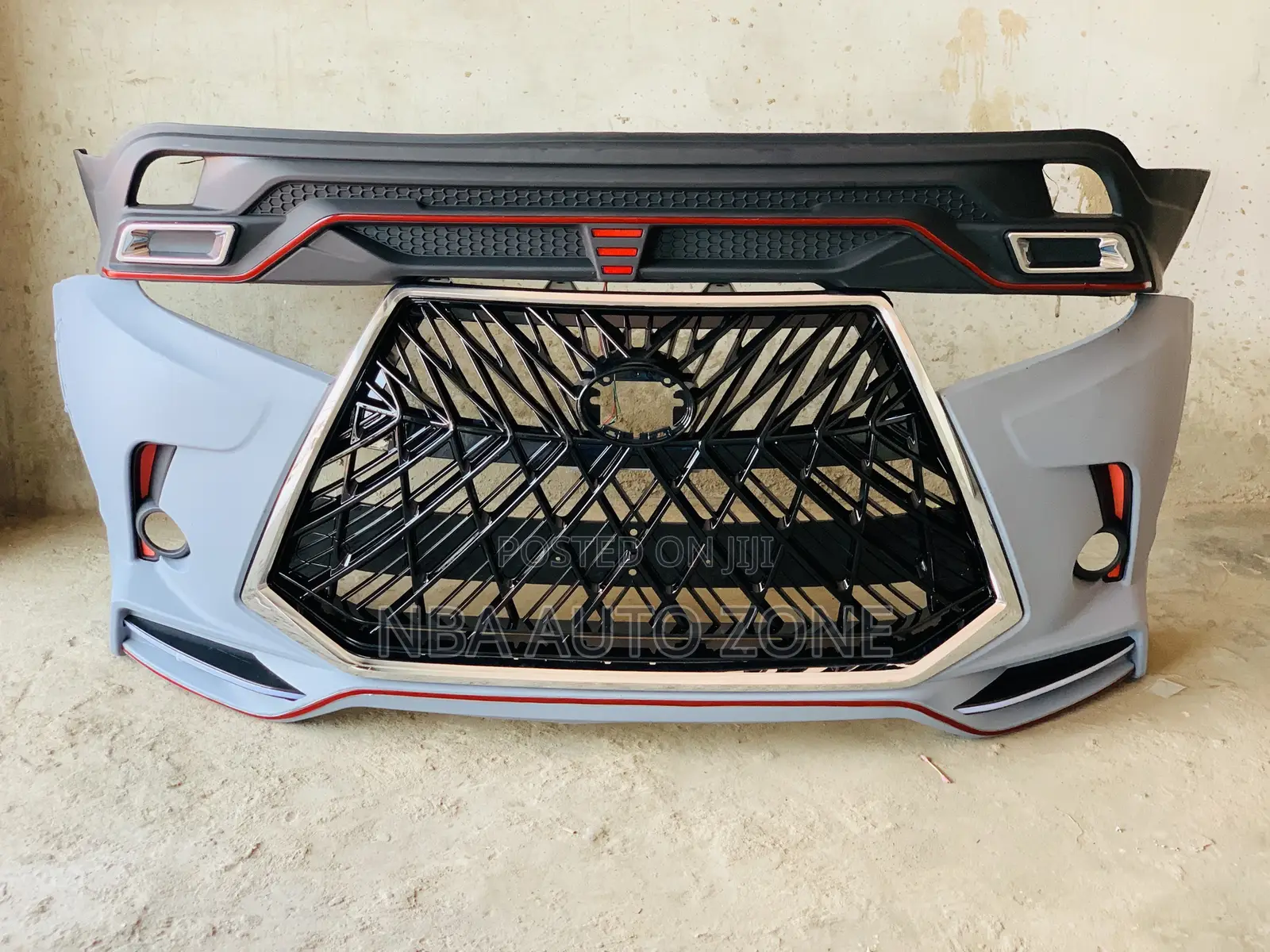 Toyota Highlander 2016-19 Lexus Spec Complete Bumper Front and Back