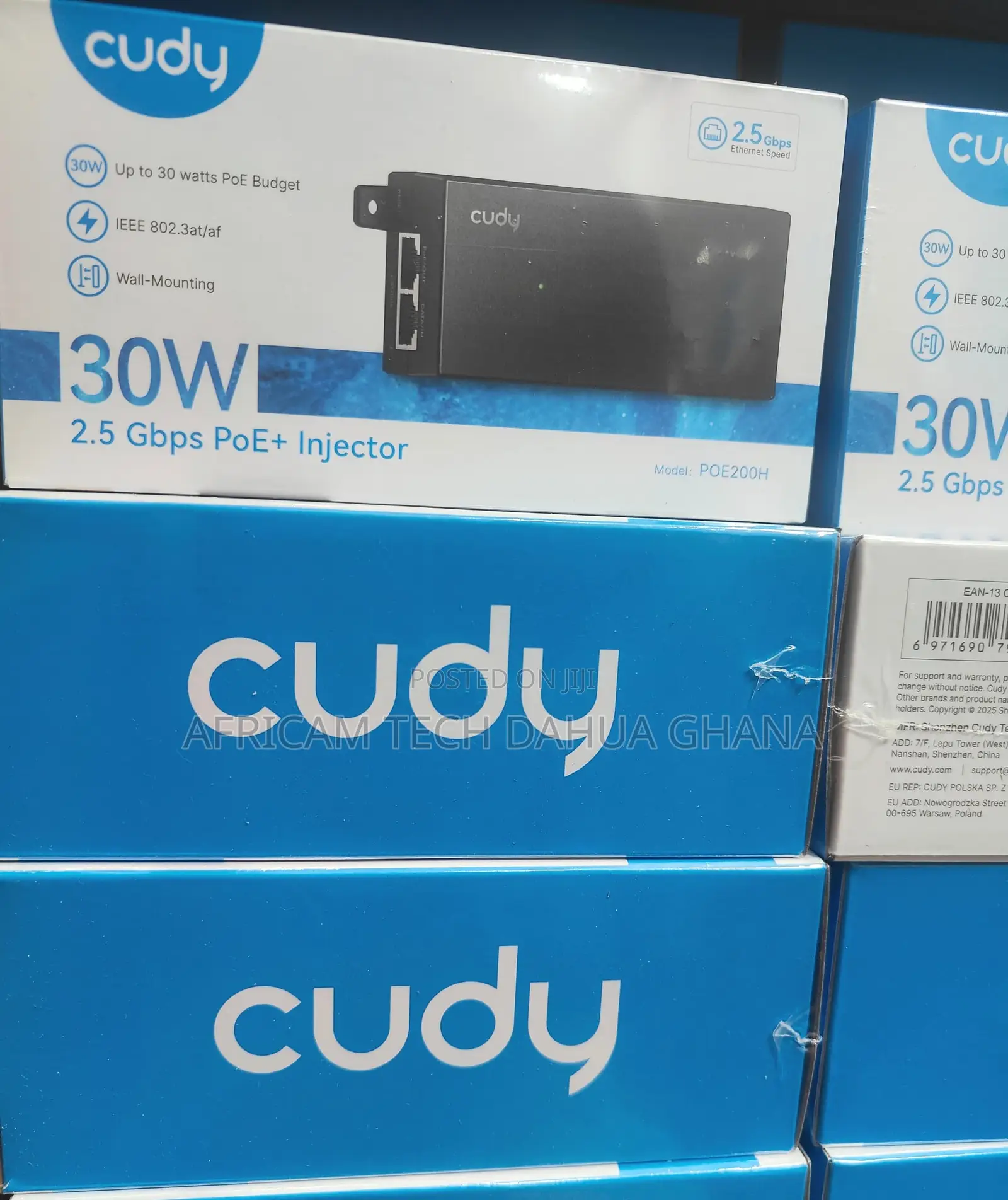 Cudy 30w 2.5gbps Poe+/Poe Injector