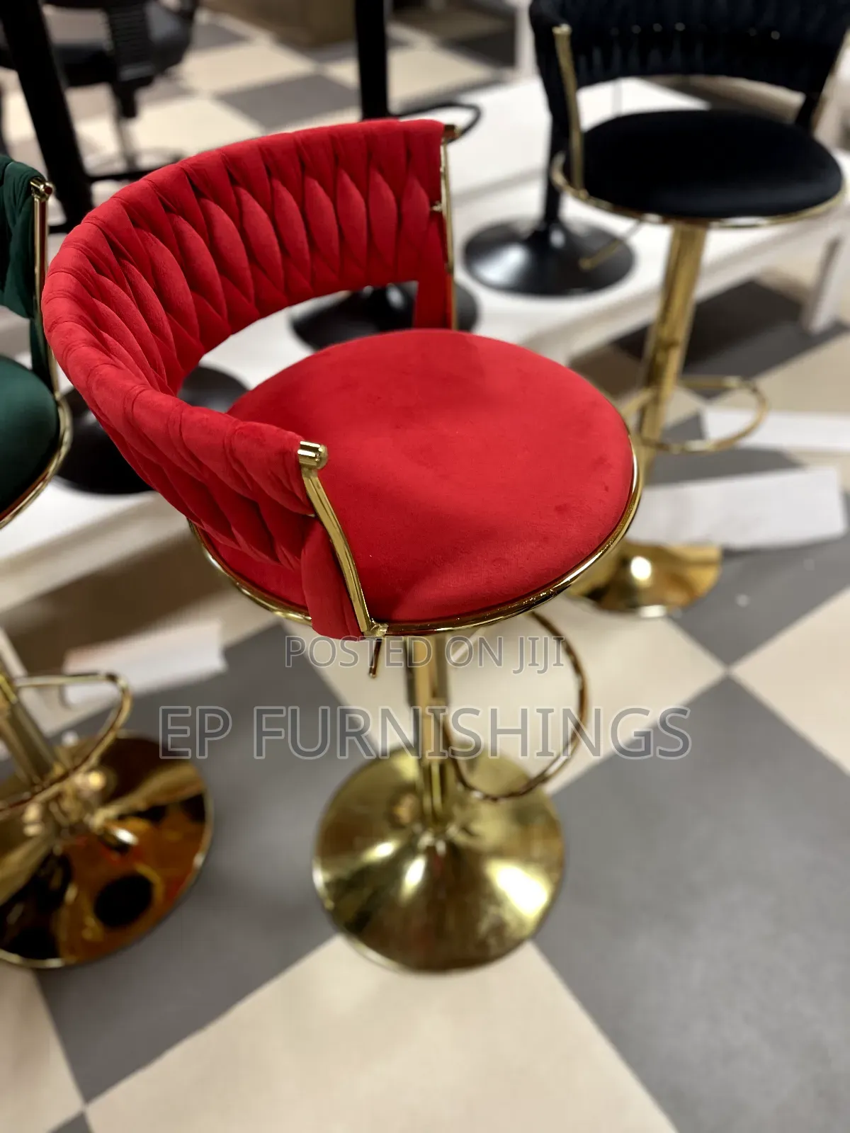 Golden Bar Chair