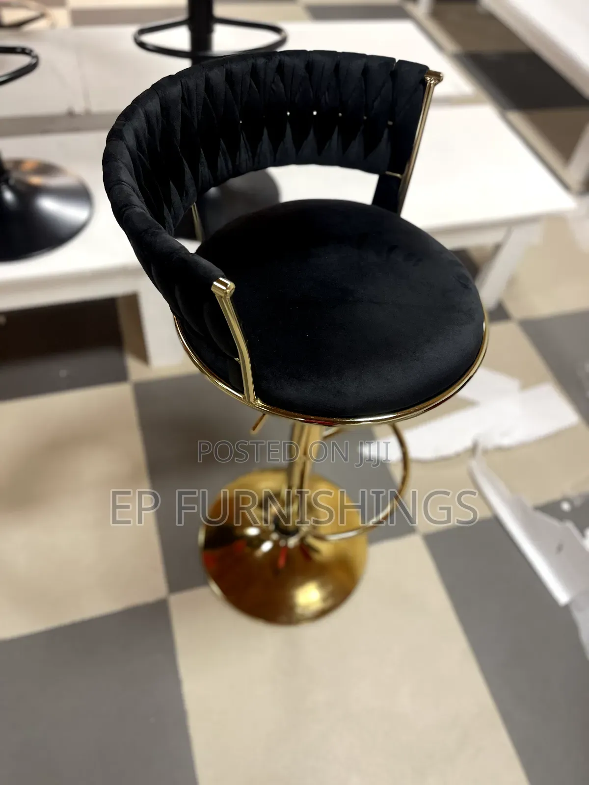 Golden Bar Chair