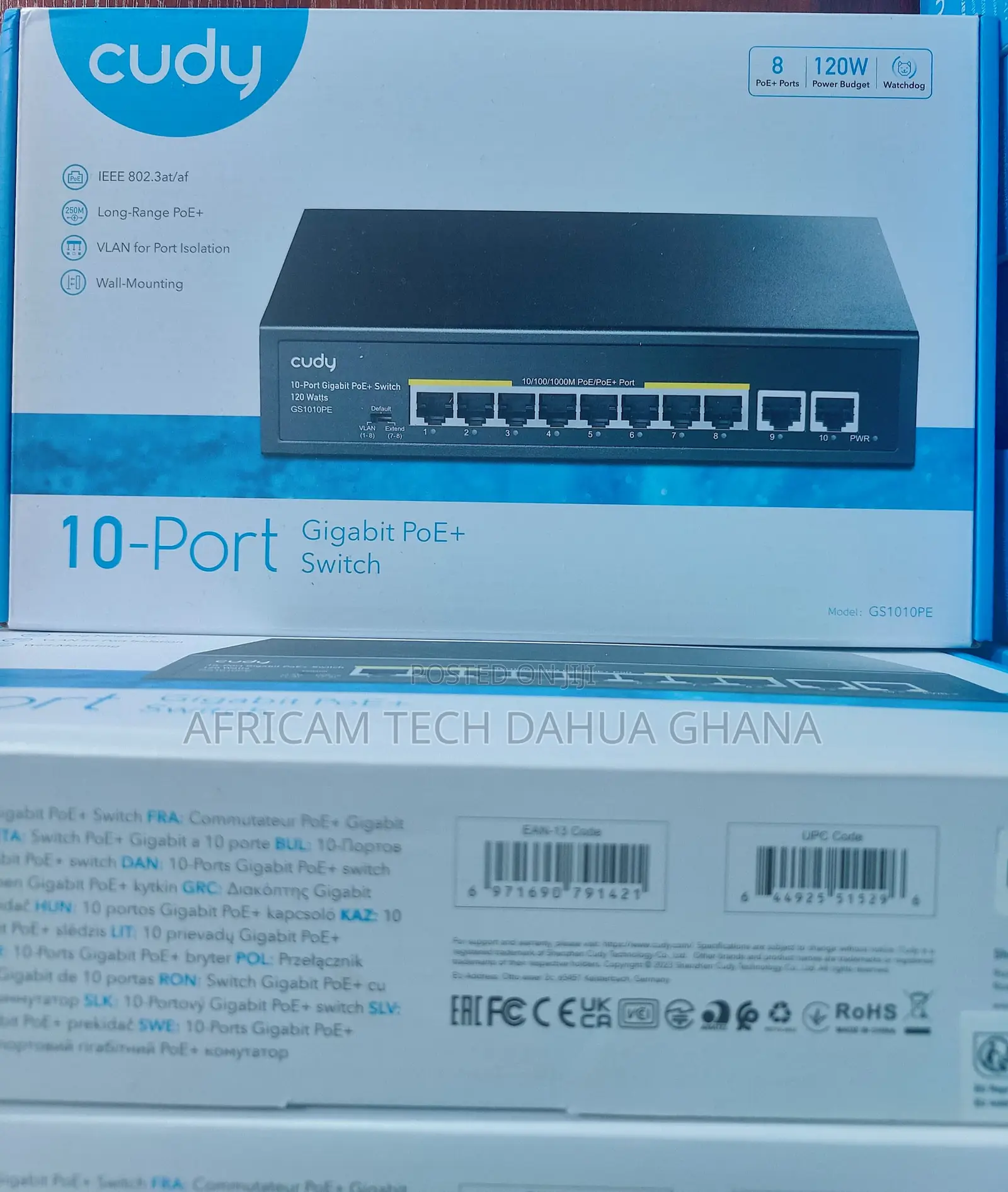 Cudy 10-Port Gigabit Poe+ Switch