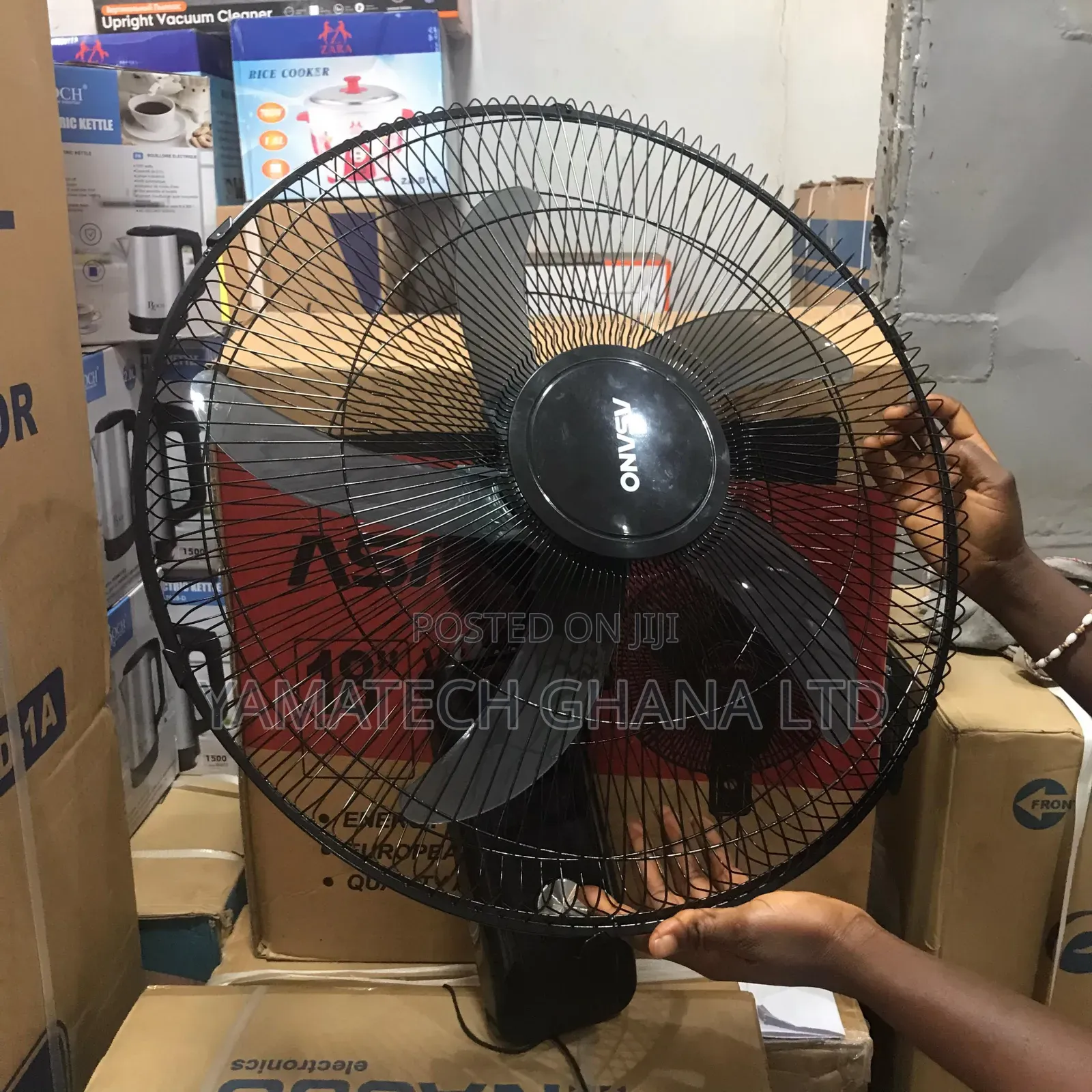 Powerful Asano 18-inch Wall Mounted Fan