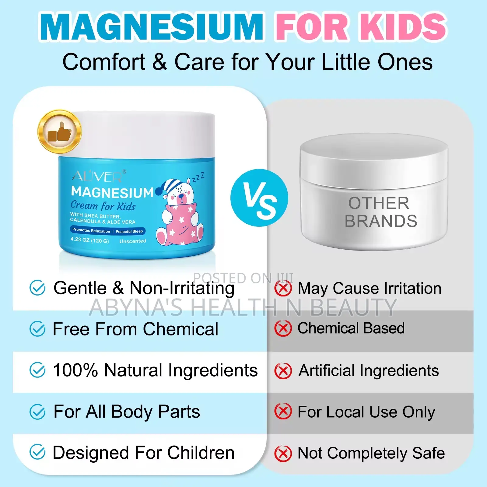 Magnesium Cream For Kids