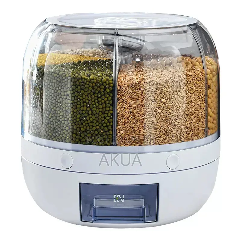 Rotating Grain Storage Can