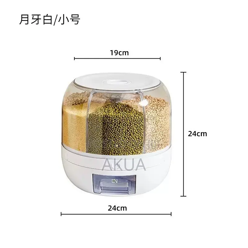 Rotating Grain Storage Can