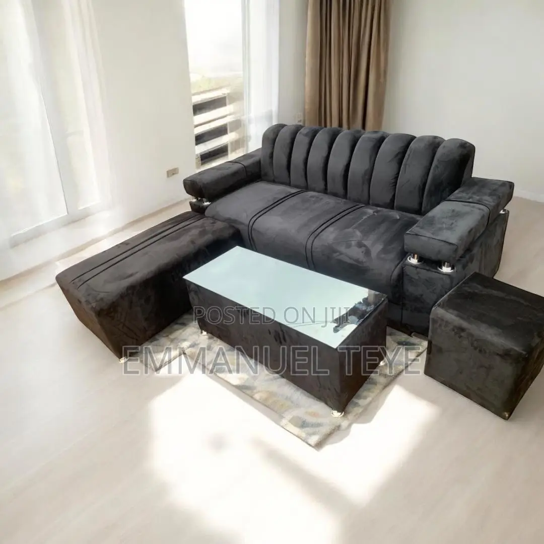 Brand-New Luxury Black Fabric