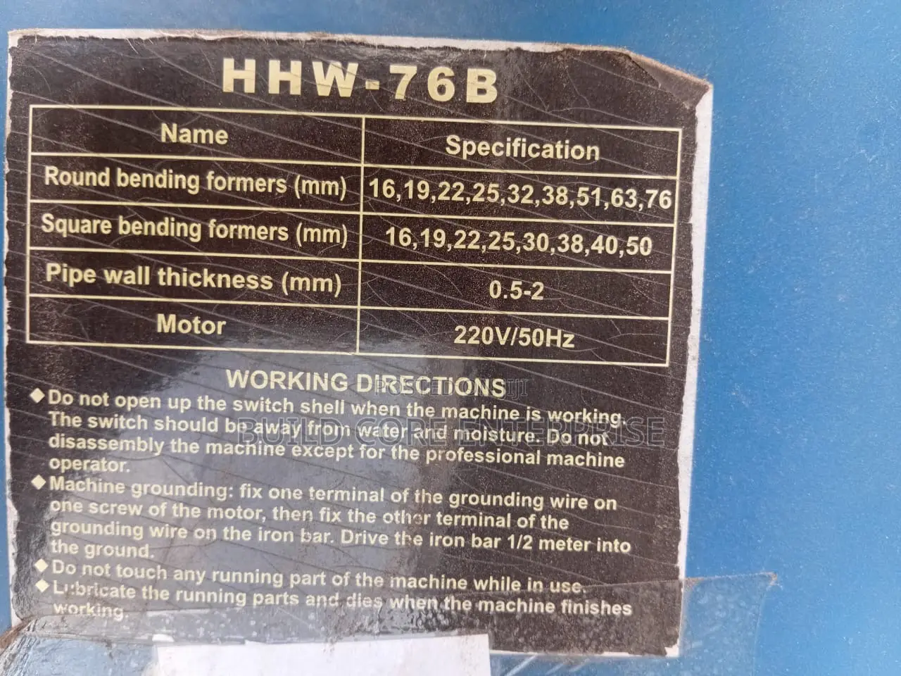 Pipe Bending Machine