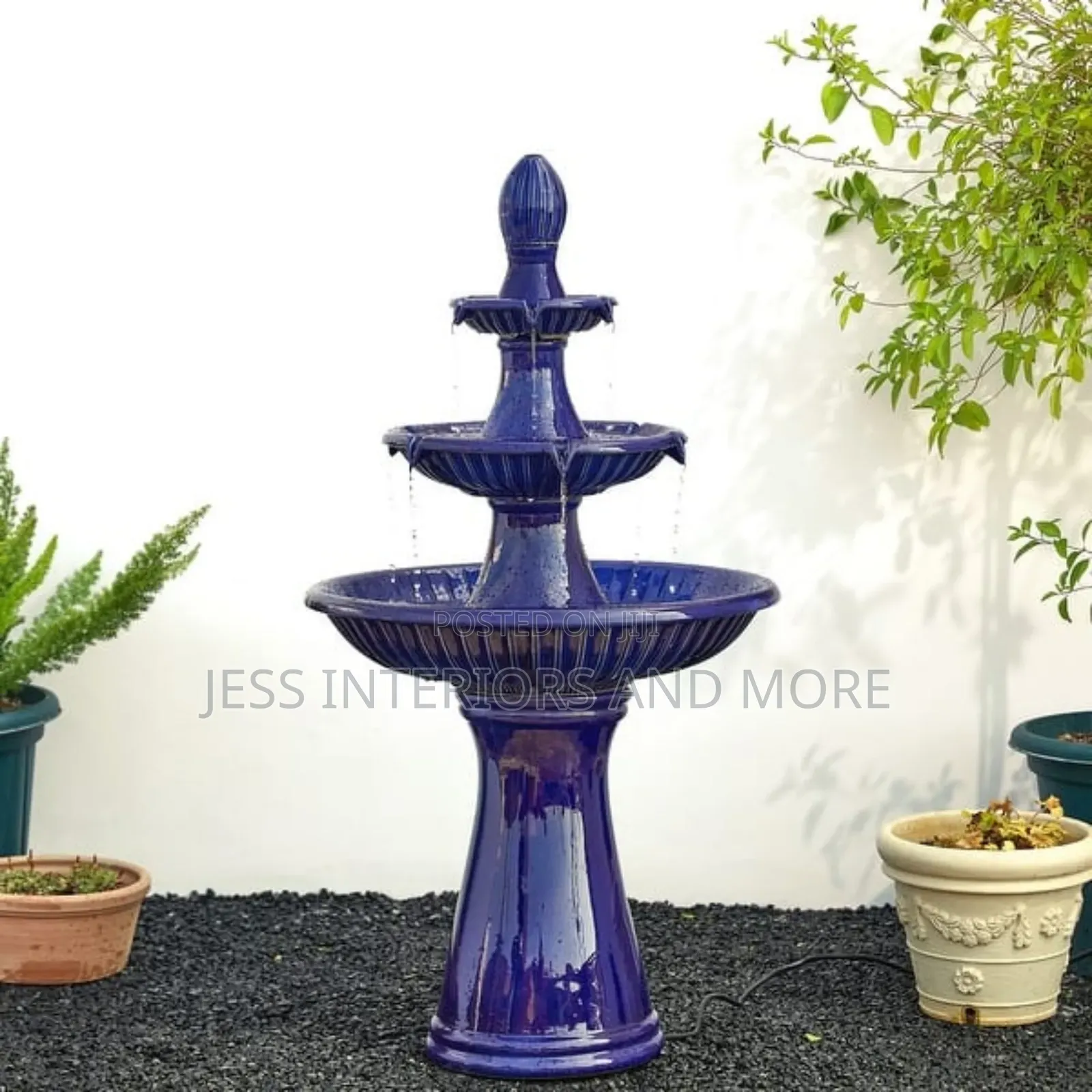 3-tier Pedestal Outdoor Fountain
