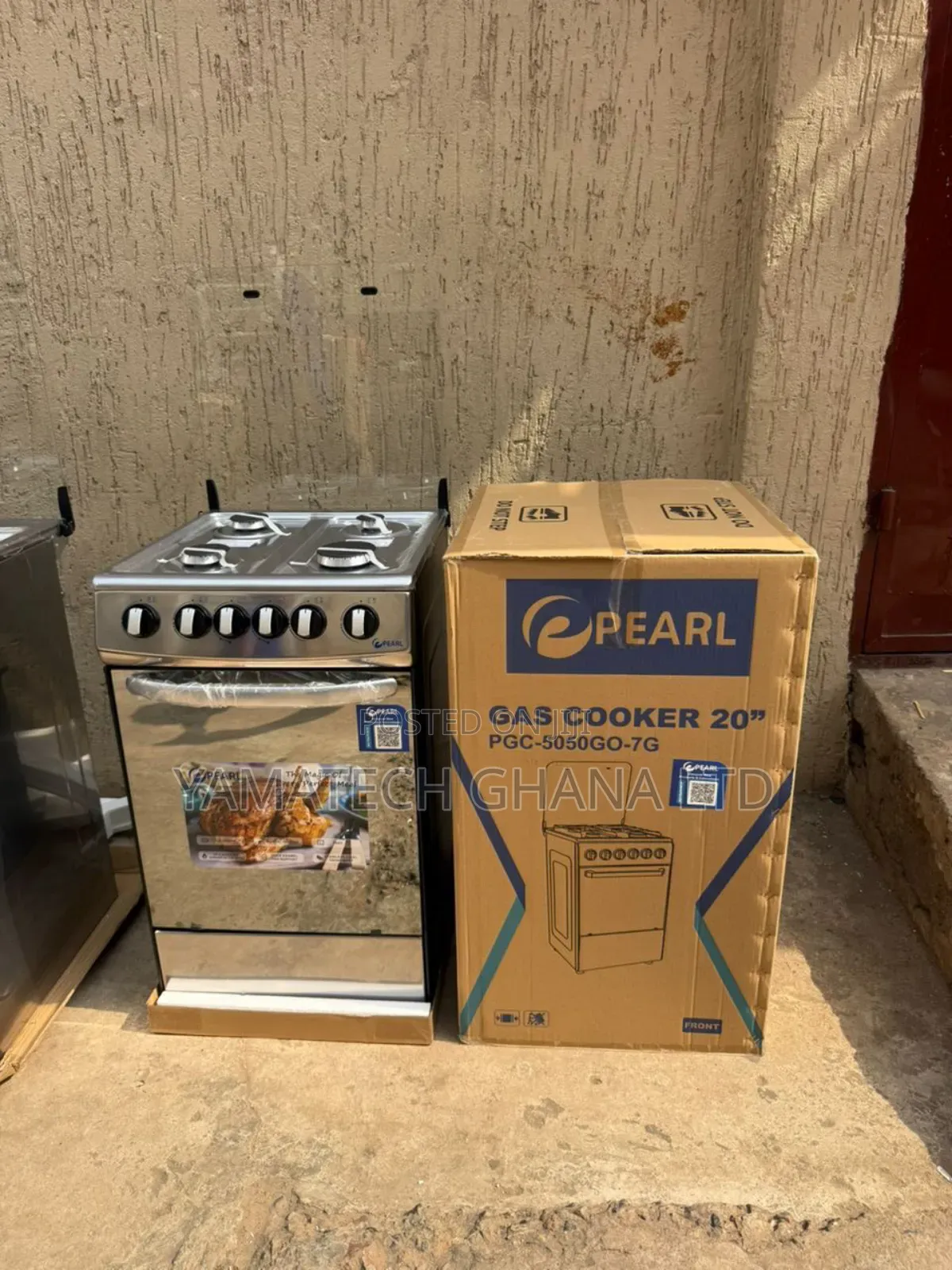 Pearl 4 Gas Burner Stove With Oven And Grill