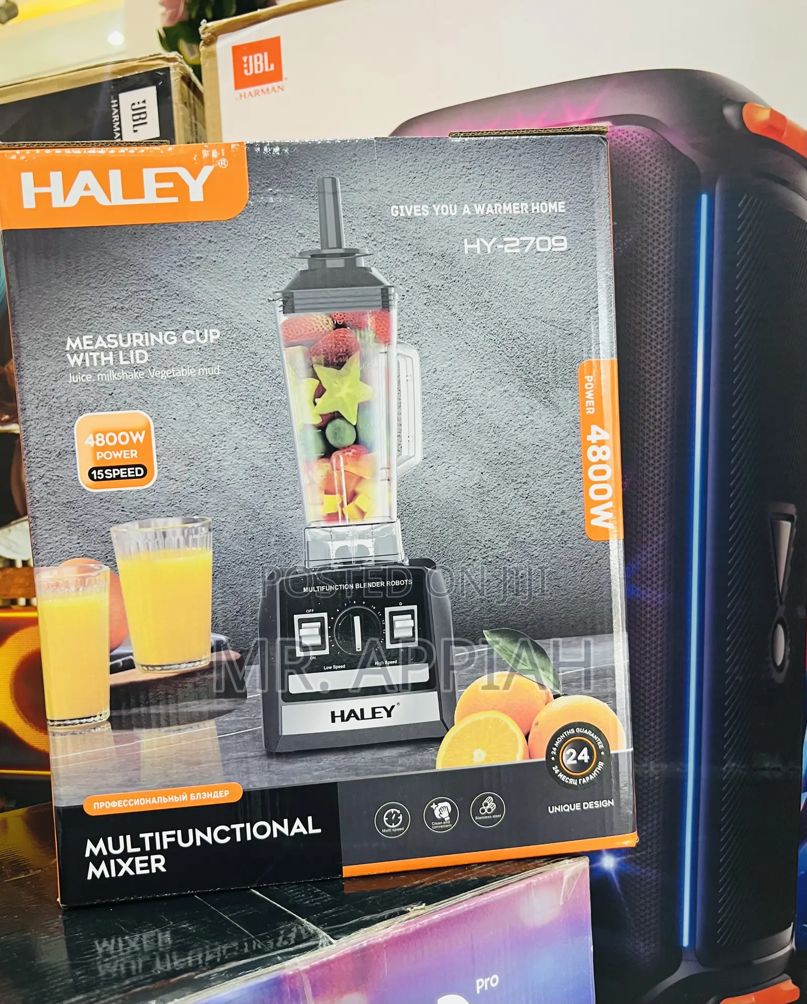 Latest and Affordable Haley-Hy-2709 4800watt Blender(Black) 