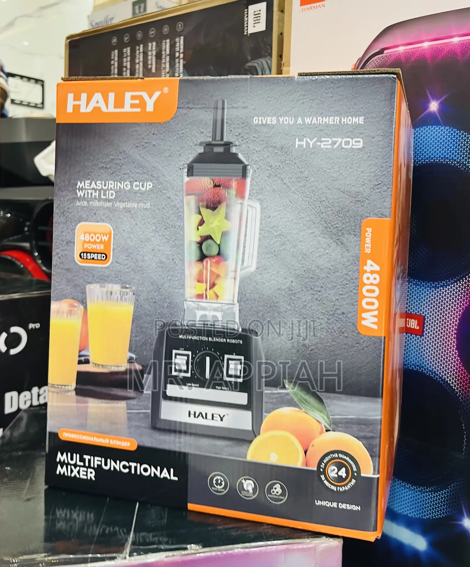 Durable Haley-Hy-2709 4800watt Electric Blender(1 Jars)