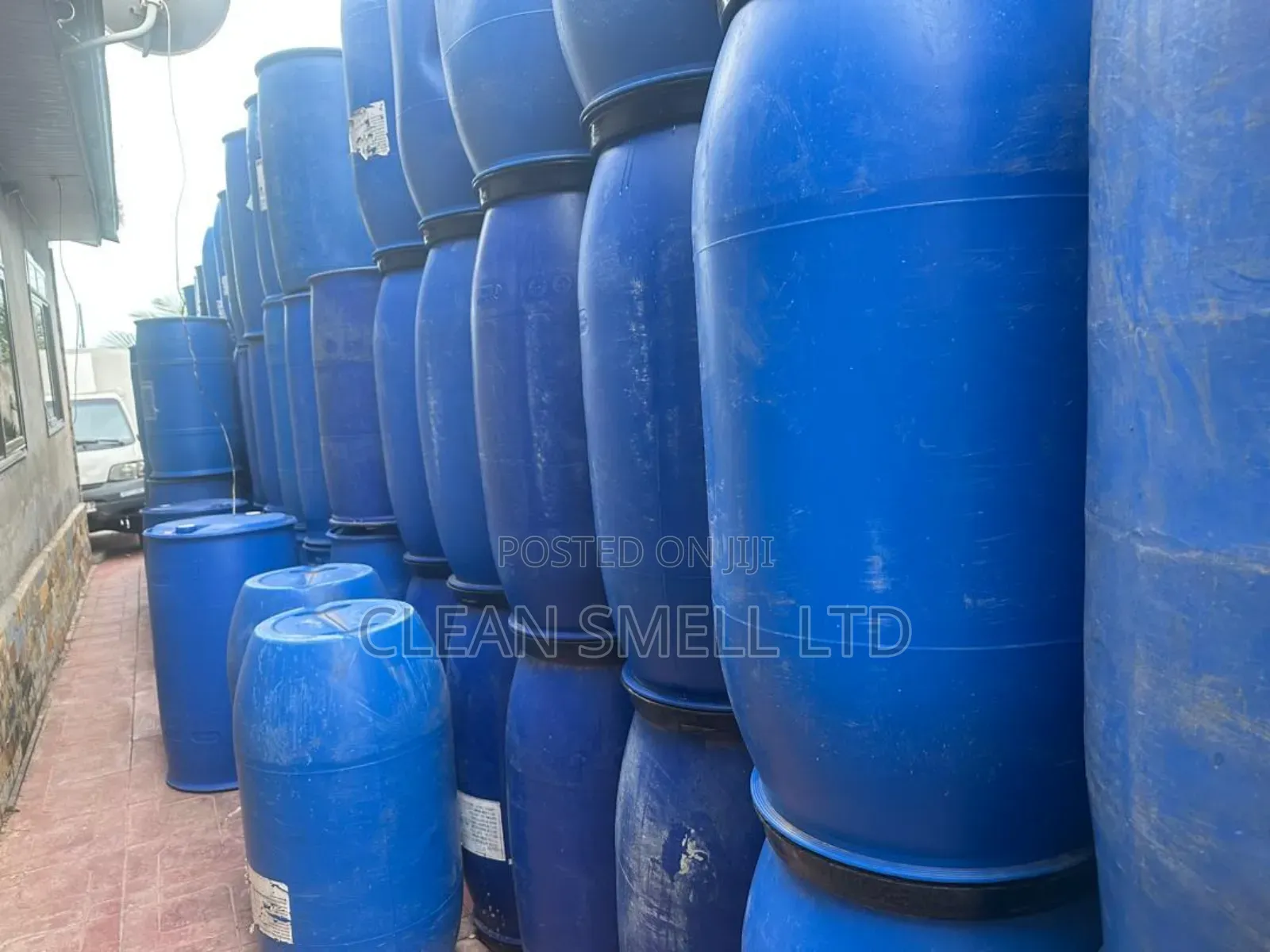 Blue Plastic Drum