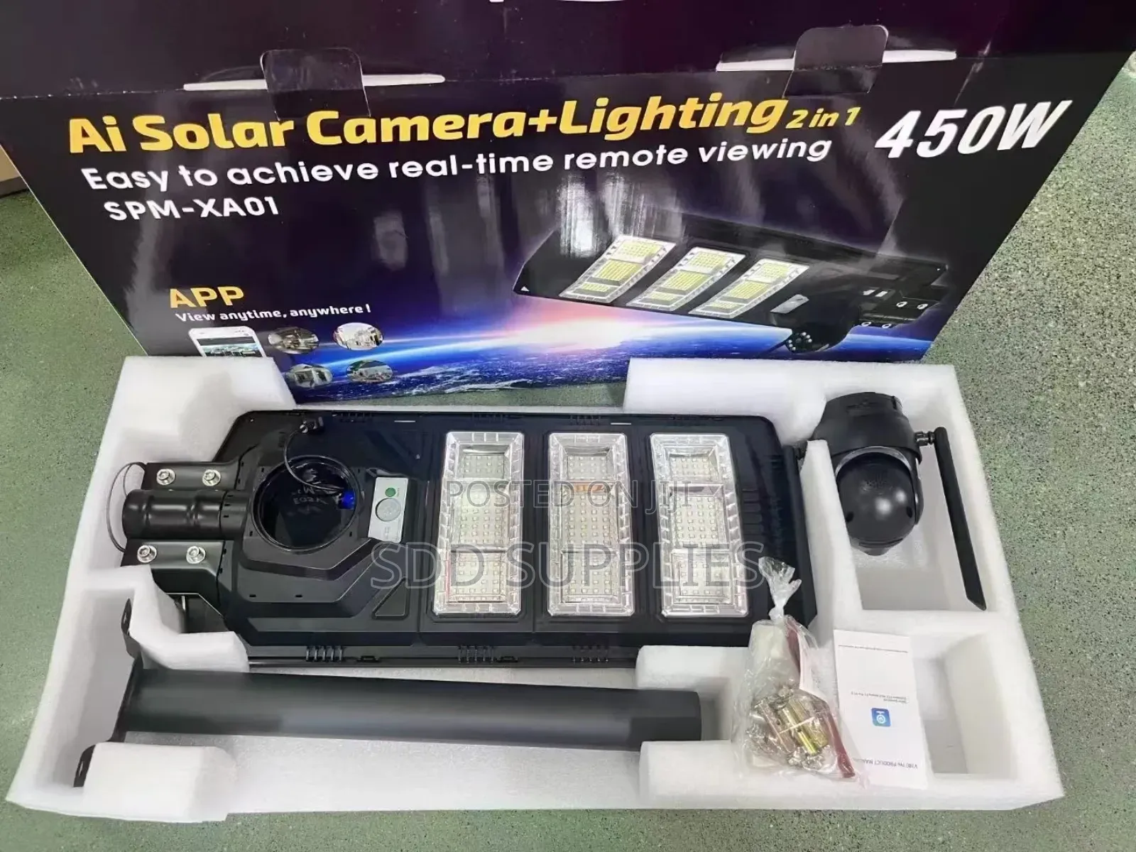 Wifi Solar Streetlight Street Light Security Camera