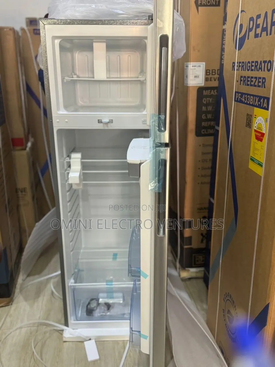 Brand New Pearl 260 Liters Double Door Fridge With Dispenser