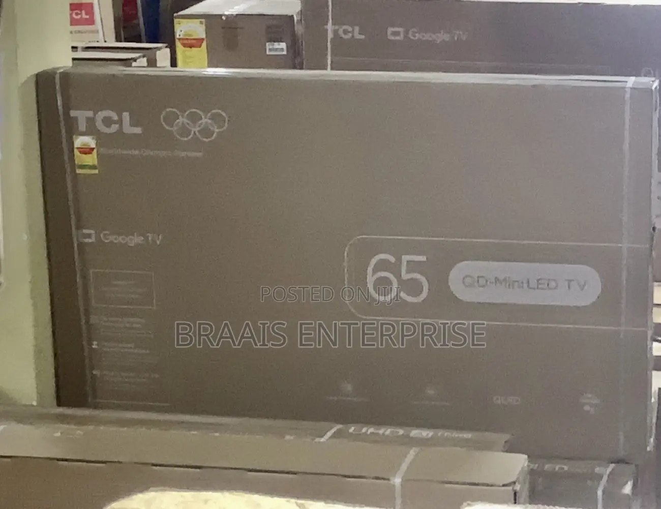TCL 65” Qd-Mini Led Tv
