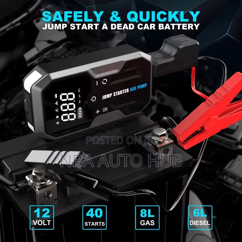 Jump Starter and Tyre Inflator