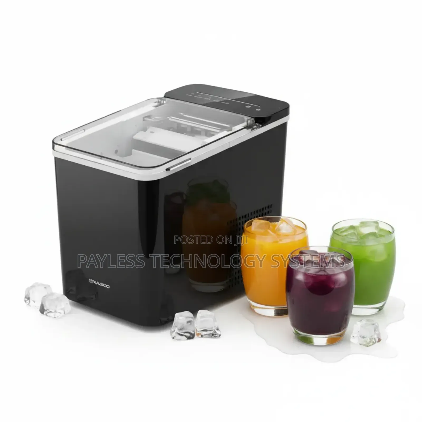 Nasco Black Ice Maker 12kg Daytime