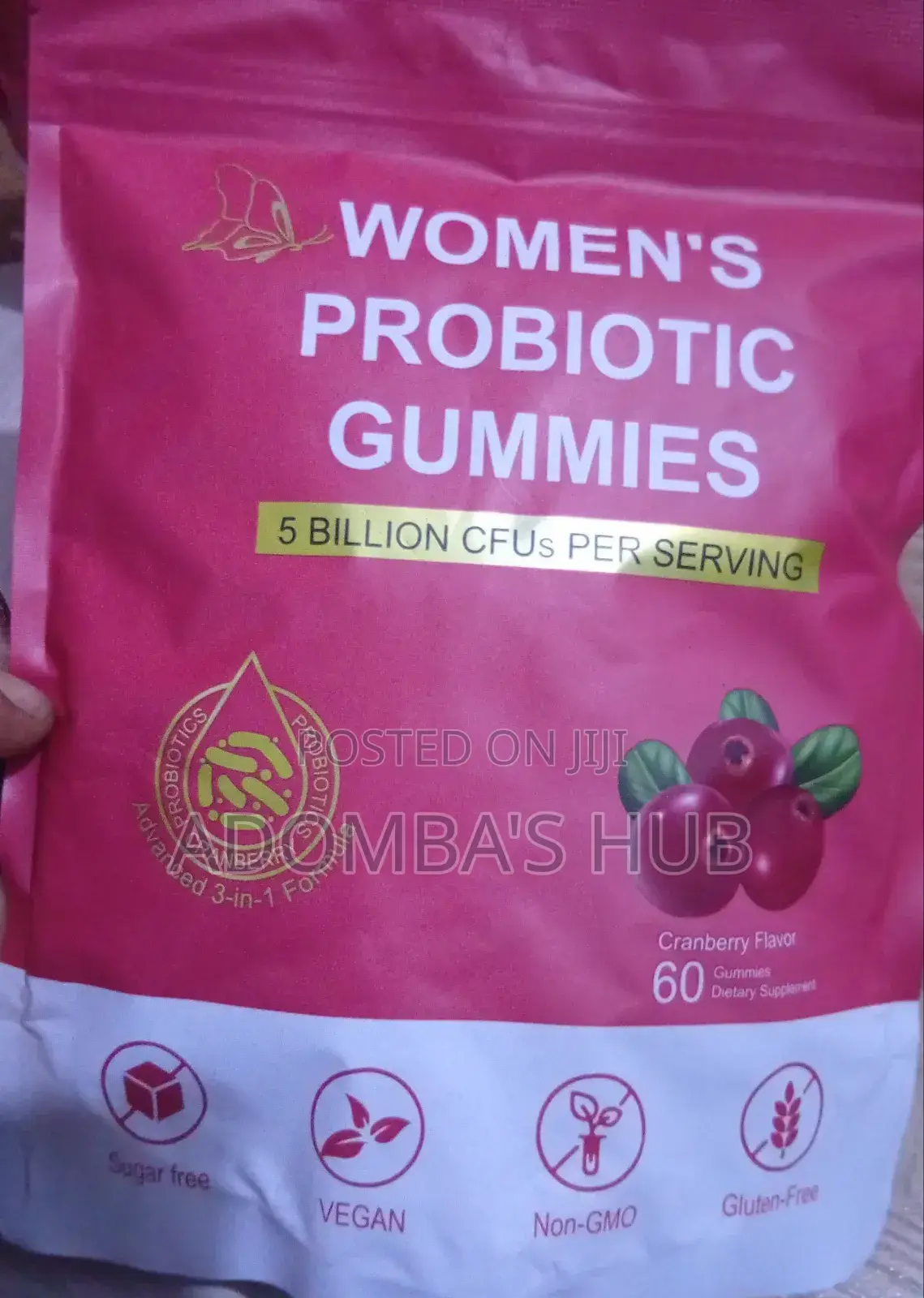Women's Probiotic Gummies -5 Billion Cfus Per Serving