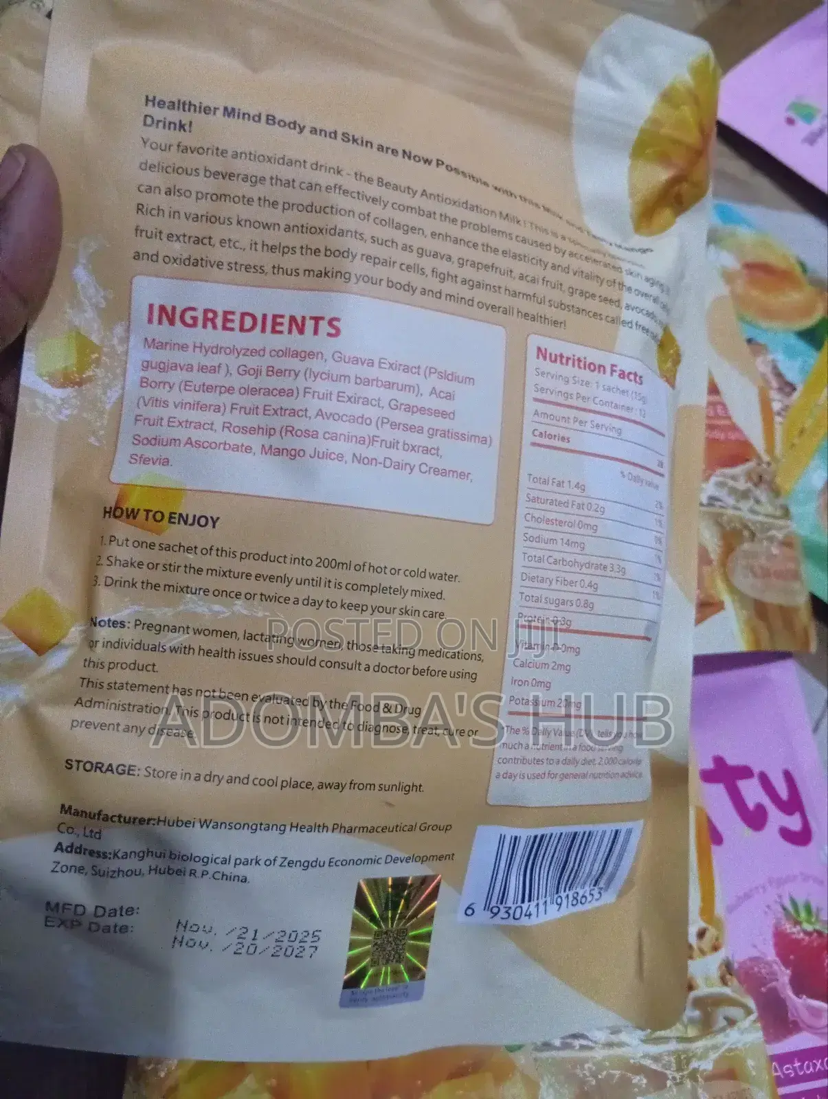 Win Town Glow Anti-aging Collagen Beauty Milk Drink