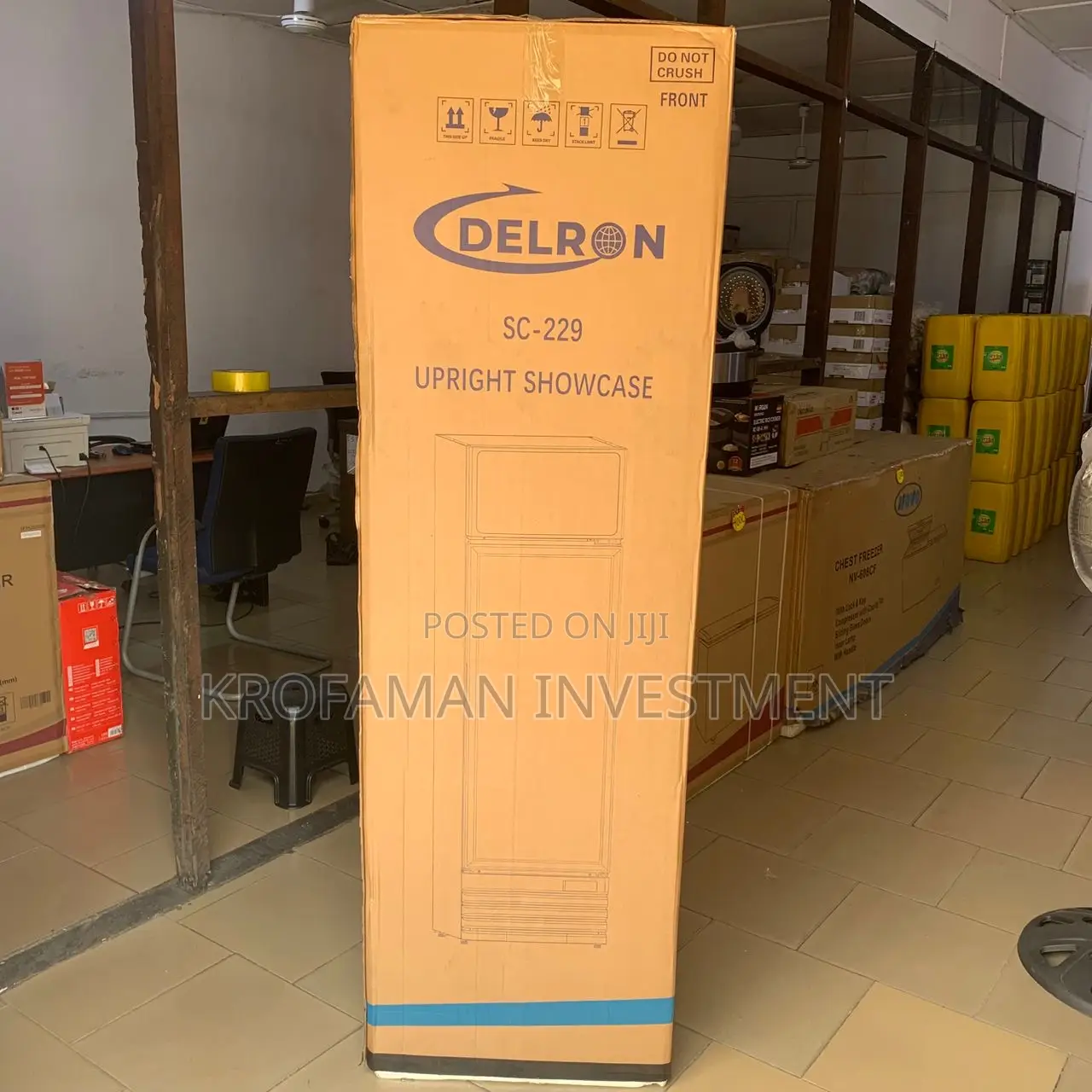 Delron 229l Display/Showcase Fridge