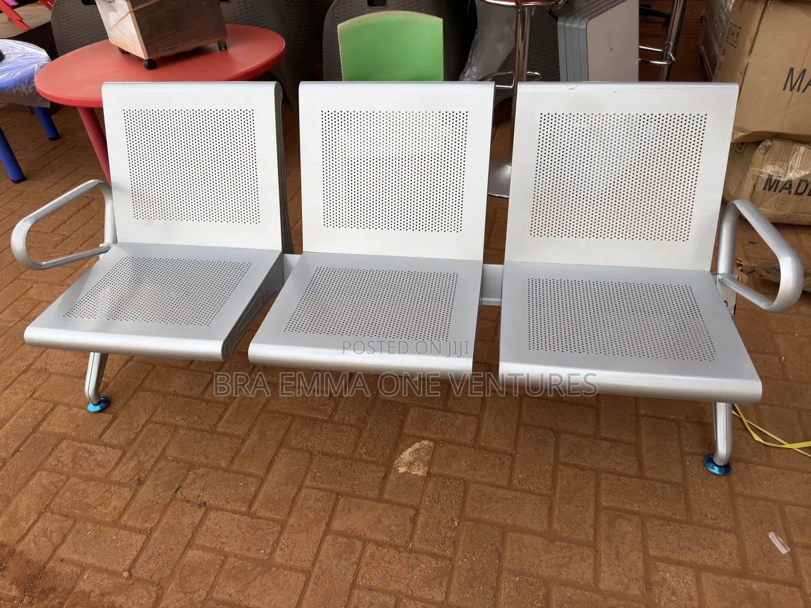 3 Seater Metal Waiting Chair
