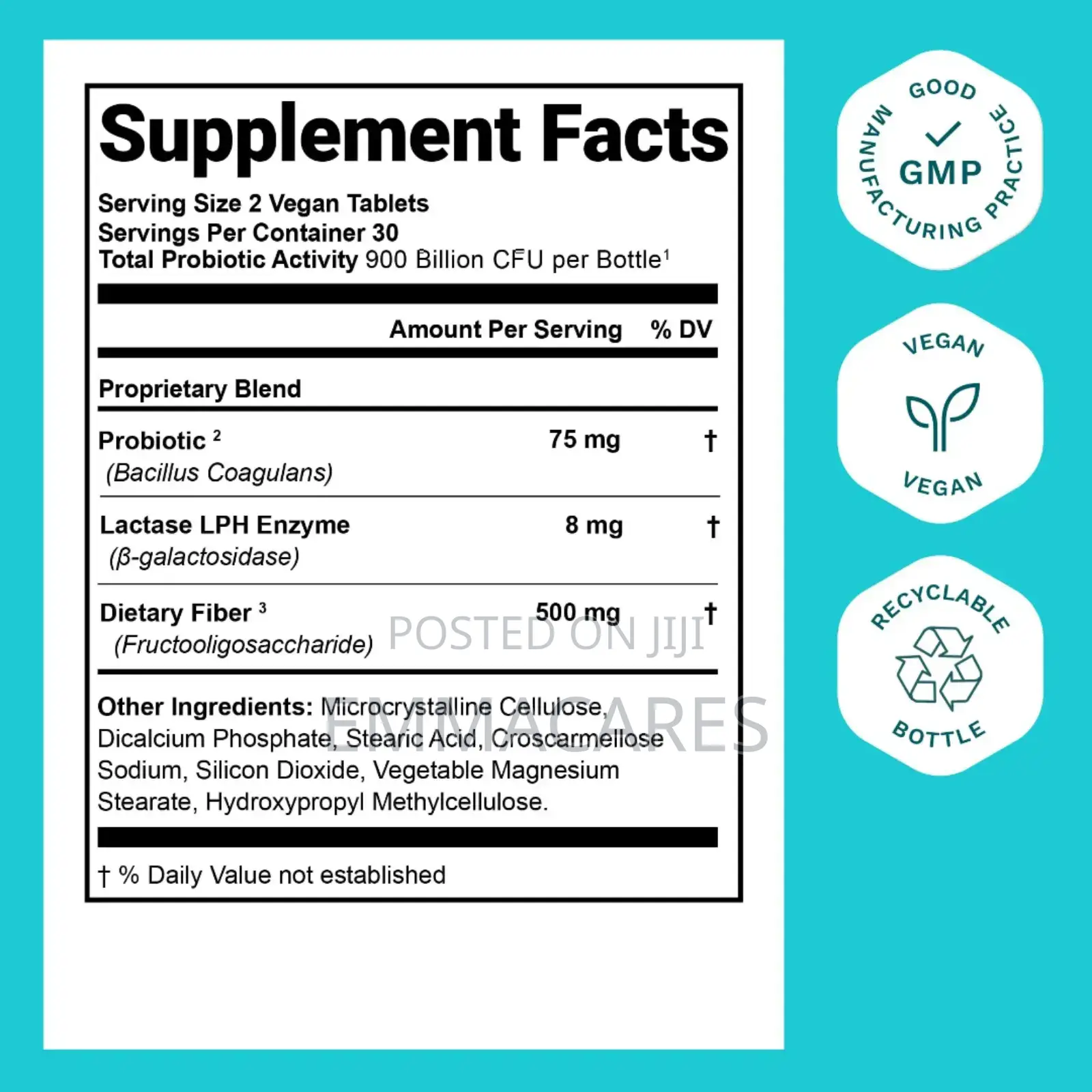 900 Billion Cfu Probiotics