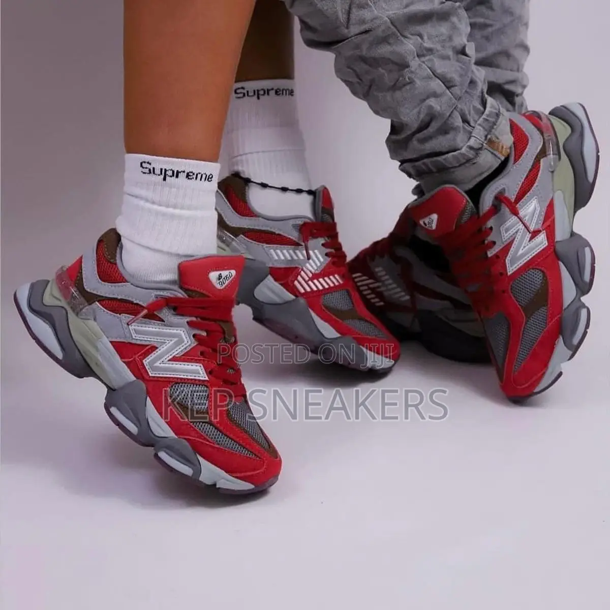 New Balance 9060 “Red and Grey Colorway”